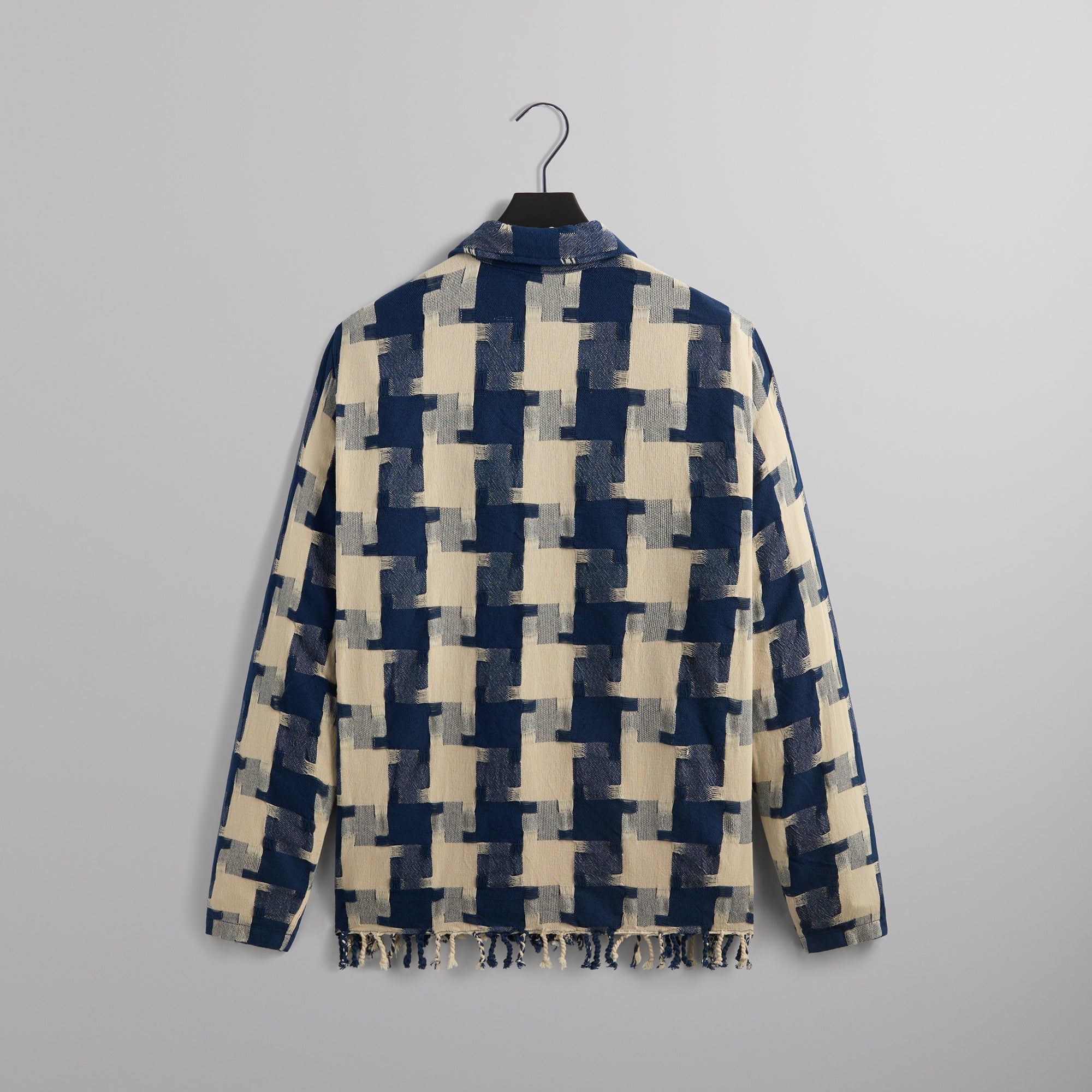 Kith Jumbo Houndstooth Overshirt - Cyanotype