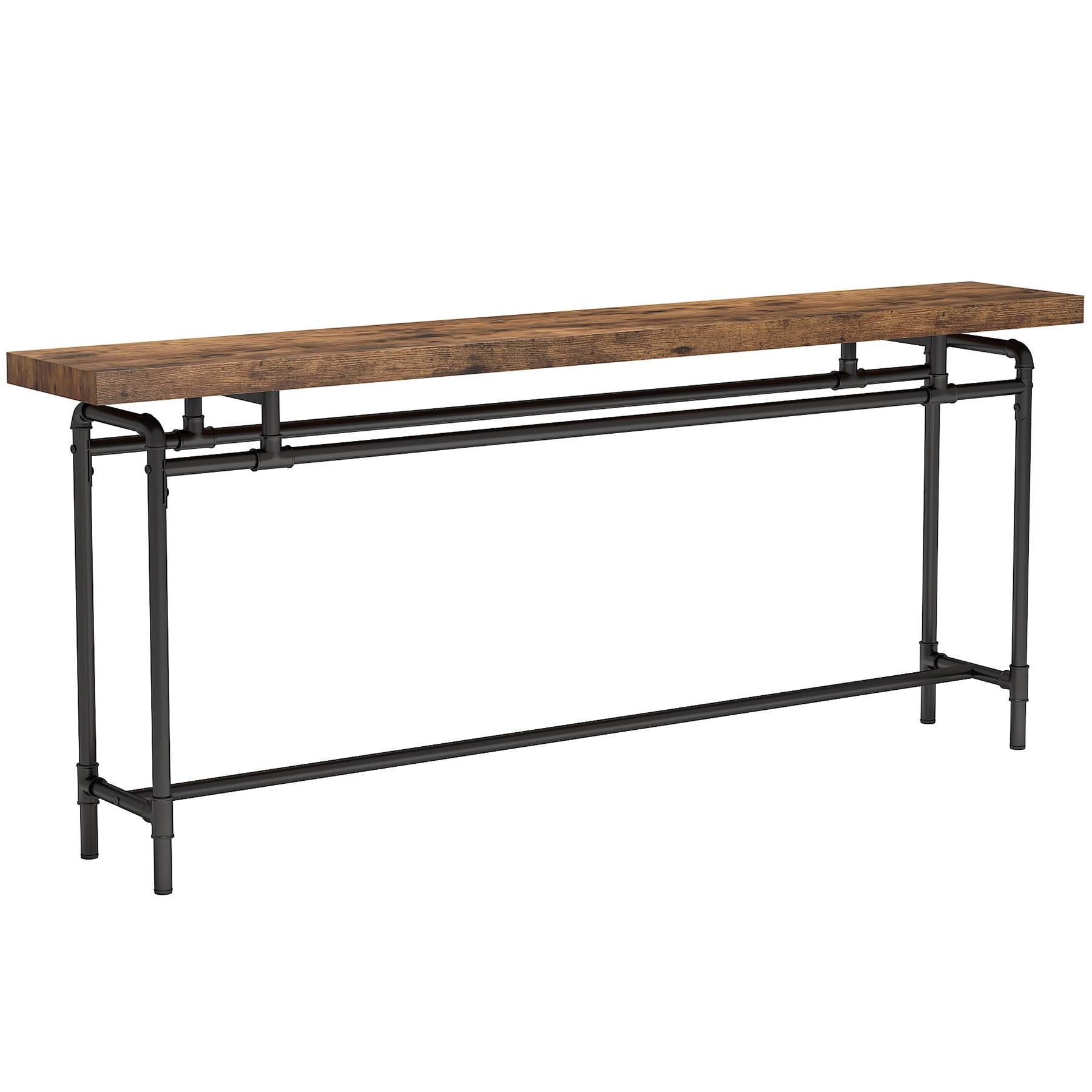 Industrial Console Table, 70.9