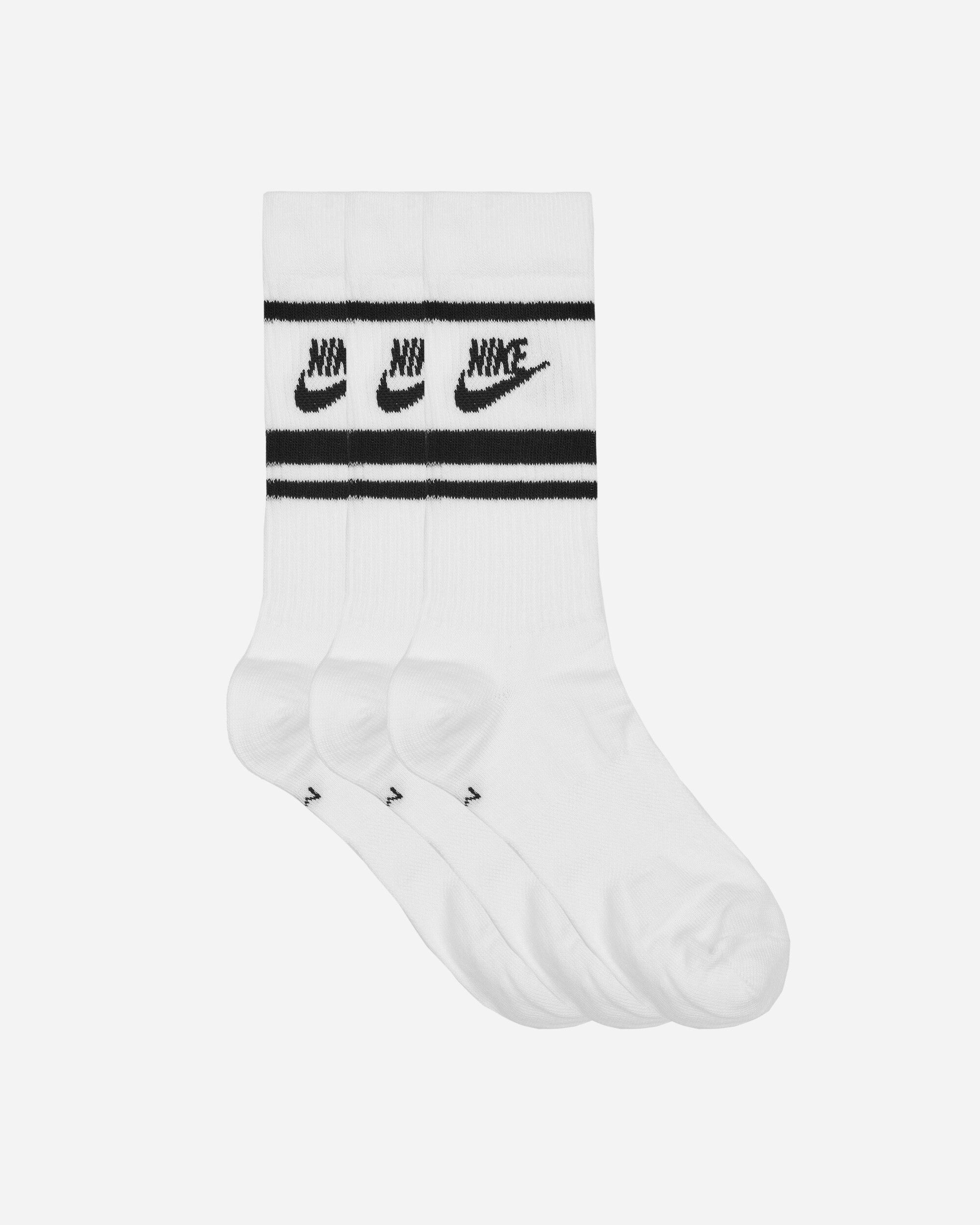 Everyday Essential Crew Socks White / Black