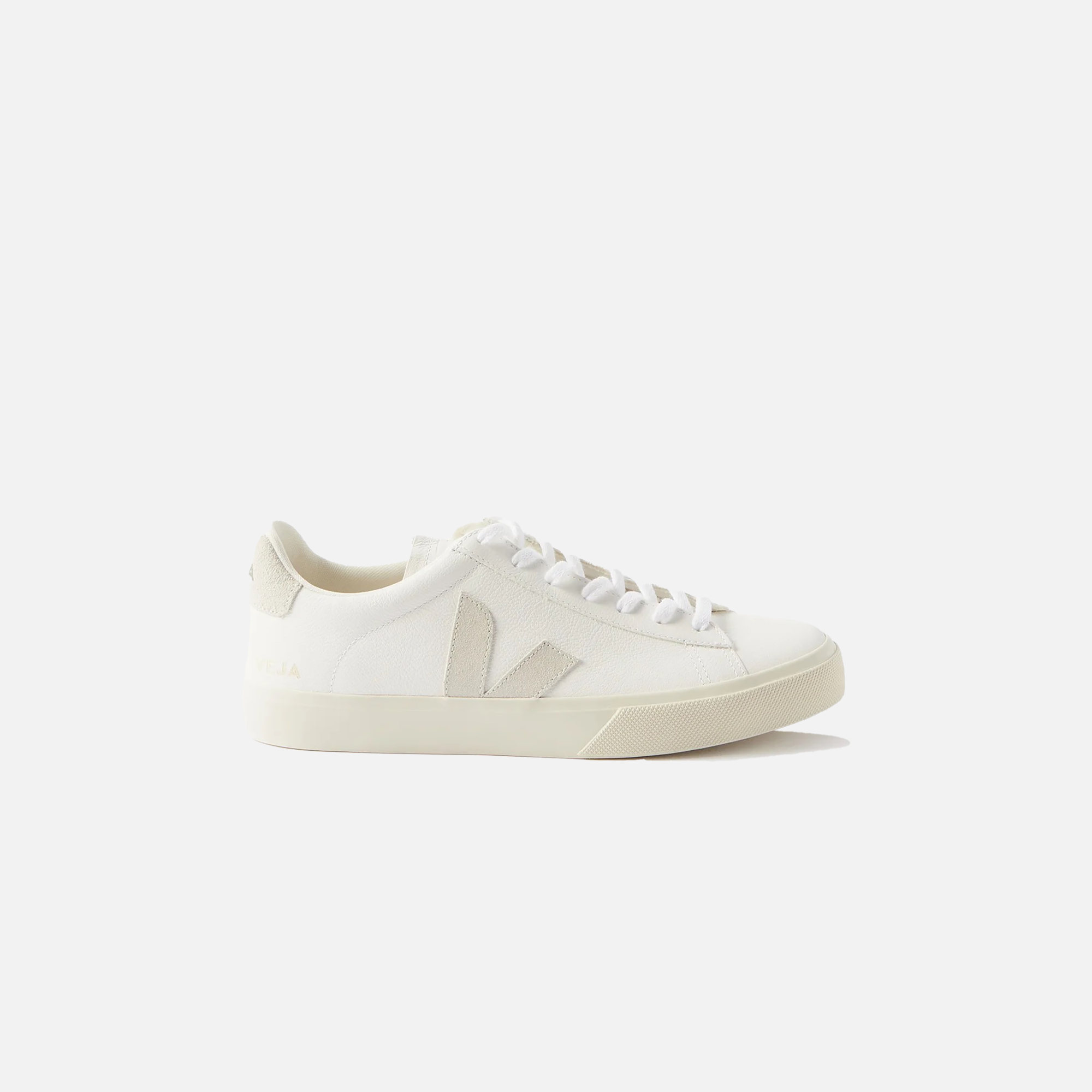 Veja Campo - Extra White / Natural Suede