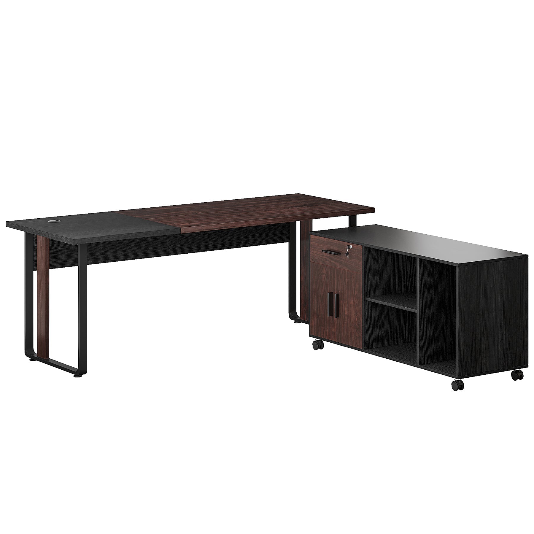 Large L-Shaped Desk, 70.8