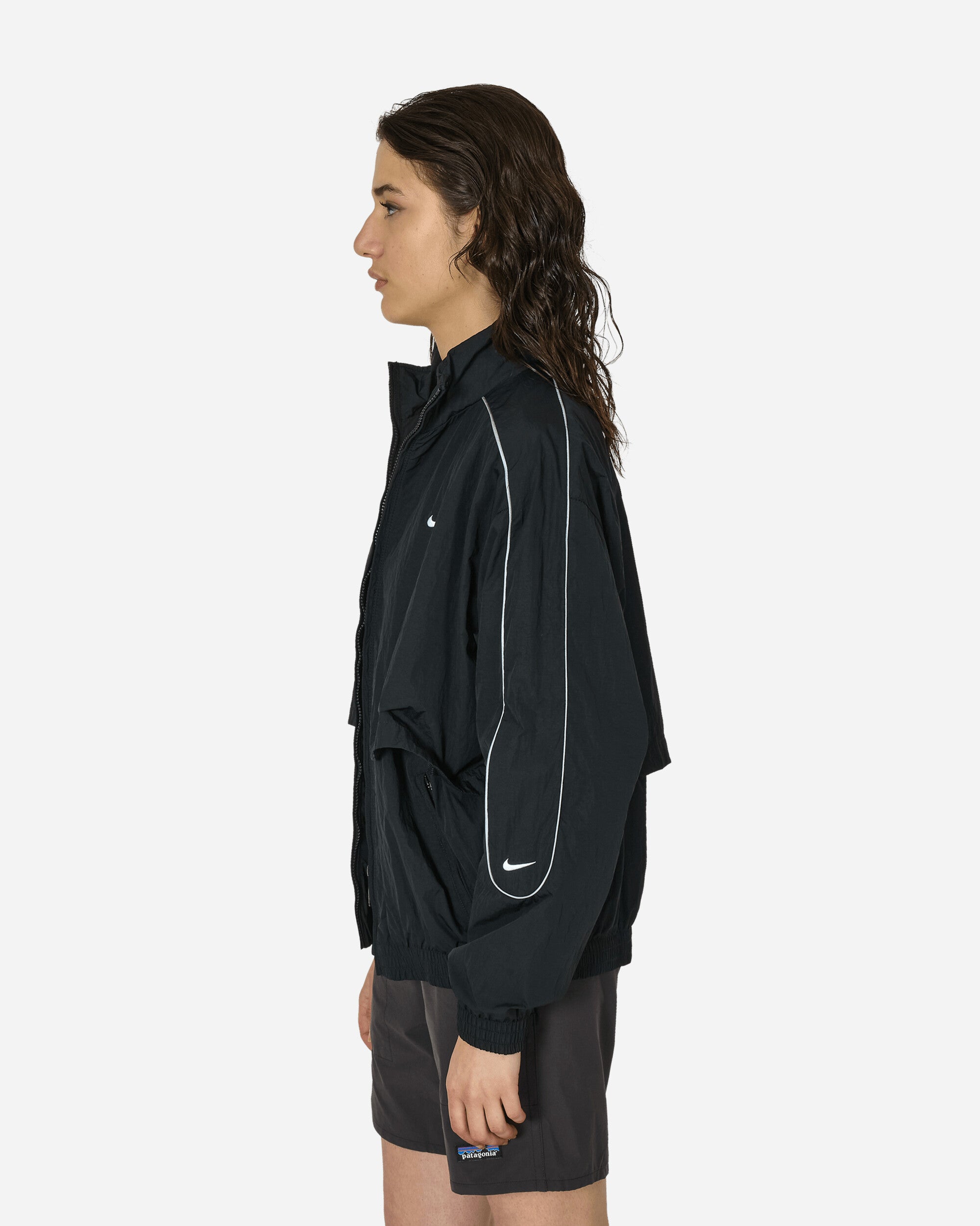 Solo Swoosh Woven Track Jacket Black