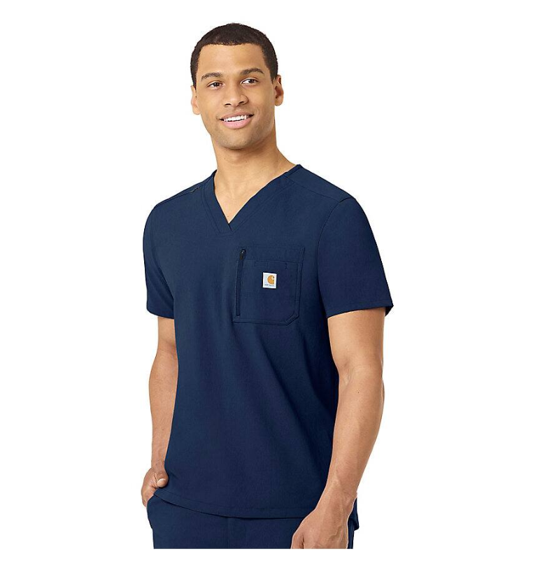 Carhartt Men's Rugged Flex® Modern-Fit Tuck-In Scrub Top