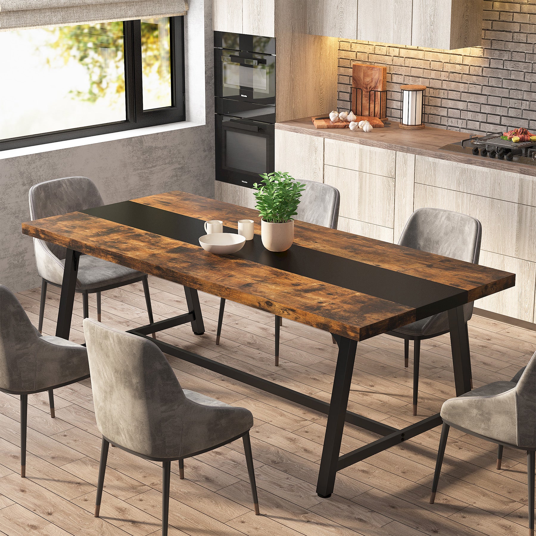 Dining Table for 8 People, 70.87