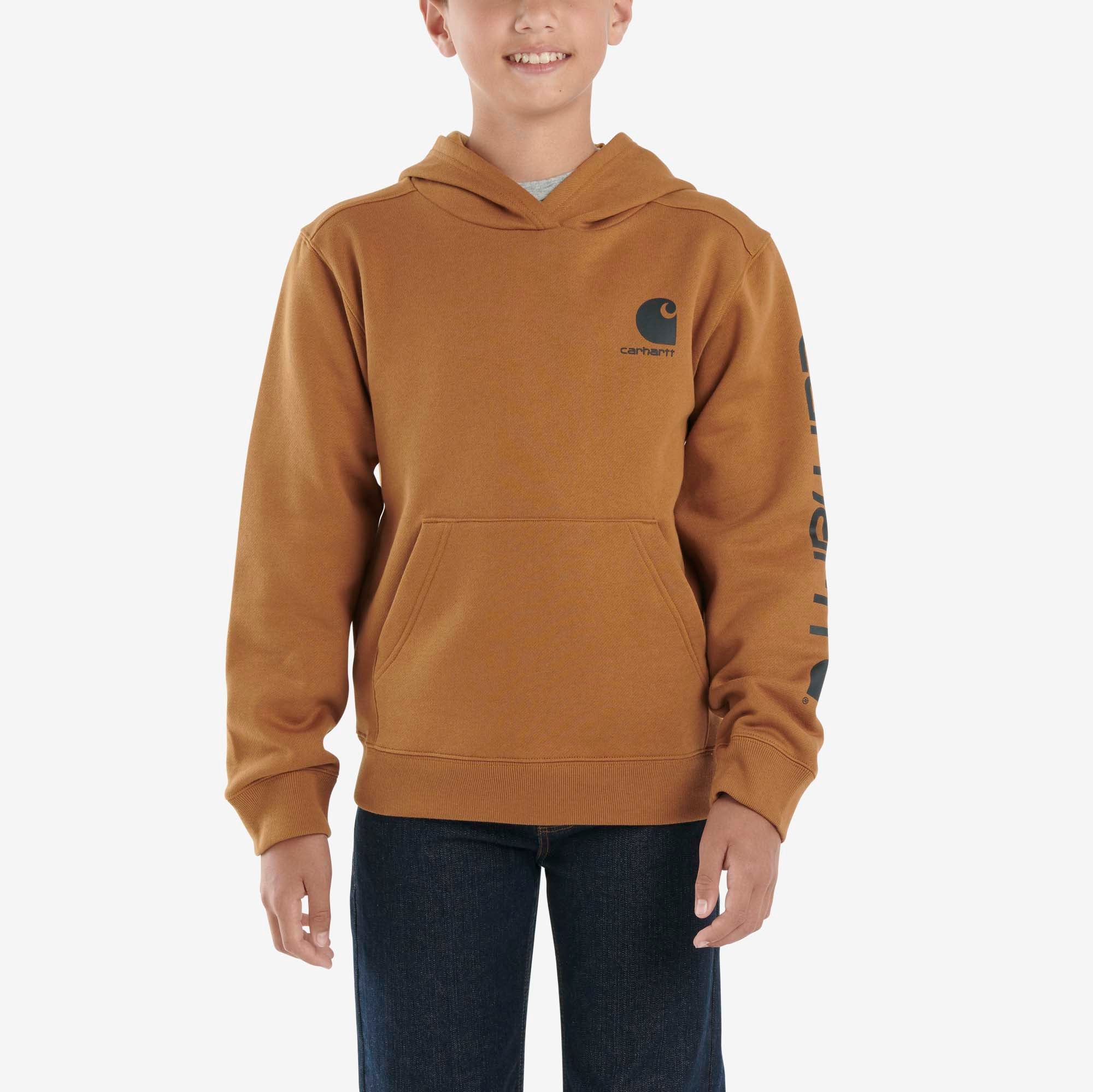 Carhartt Kid's Long Sleeve Graphic Hooded Sweatshirt