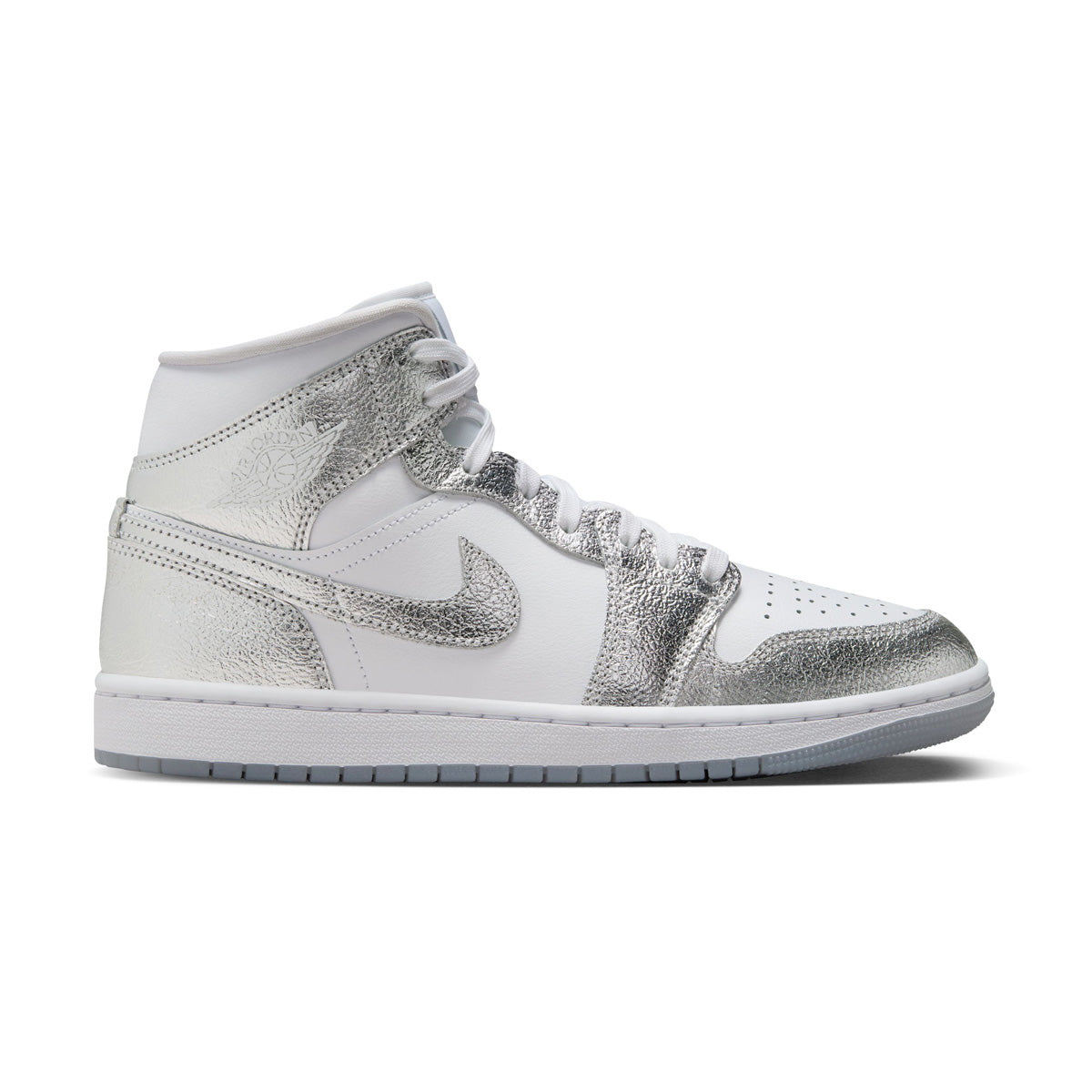 Wmns Air Jordan 1 Mid SE 'Metallic Silver'