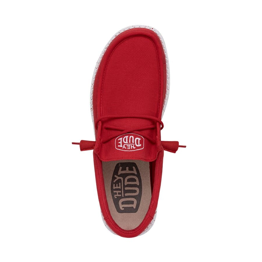 Wally Slub Canvas - Red