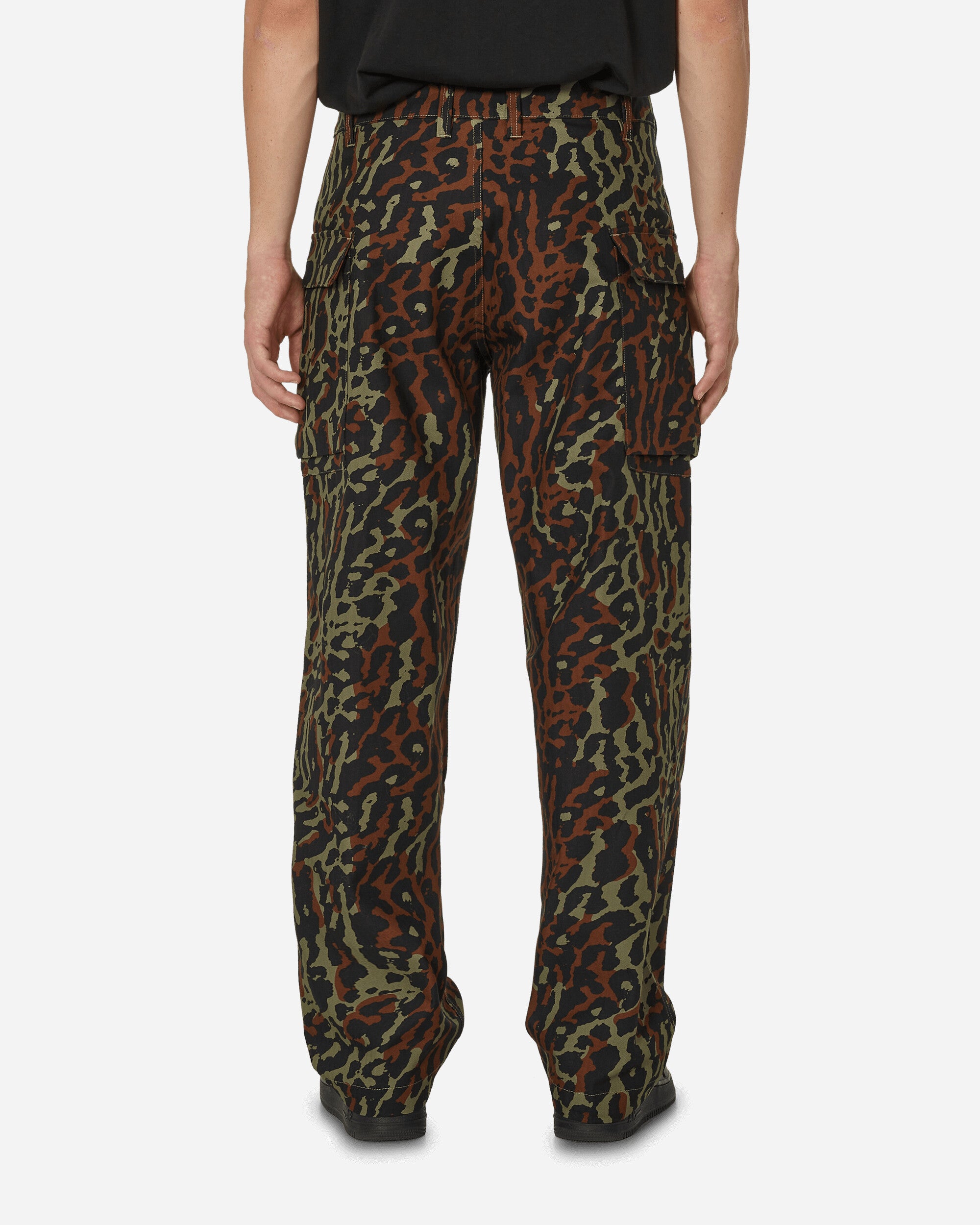 All-Over Print Cargo Pants Medium Olive / Black