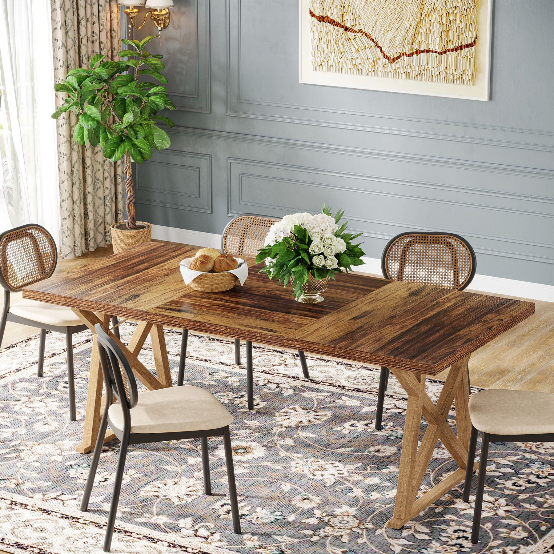 Wooden Dining Table, 71