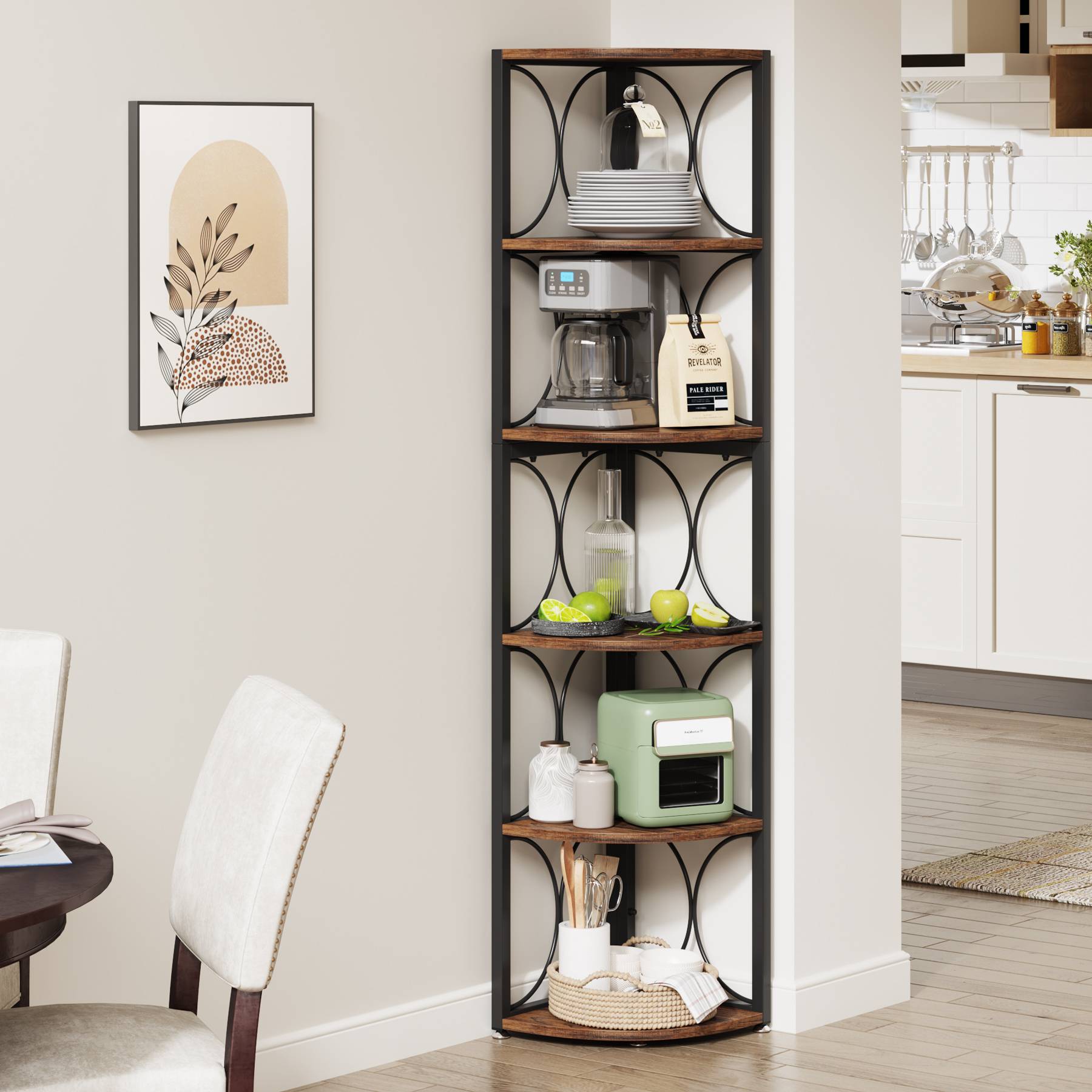 6-Tier Corner Shelf, 67