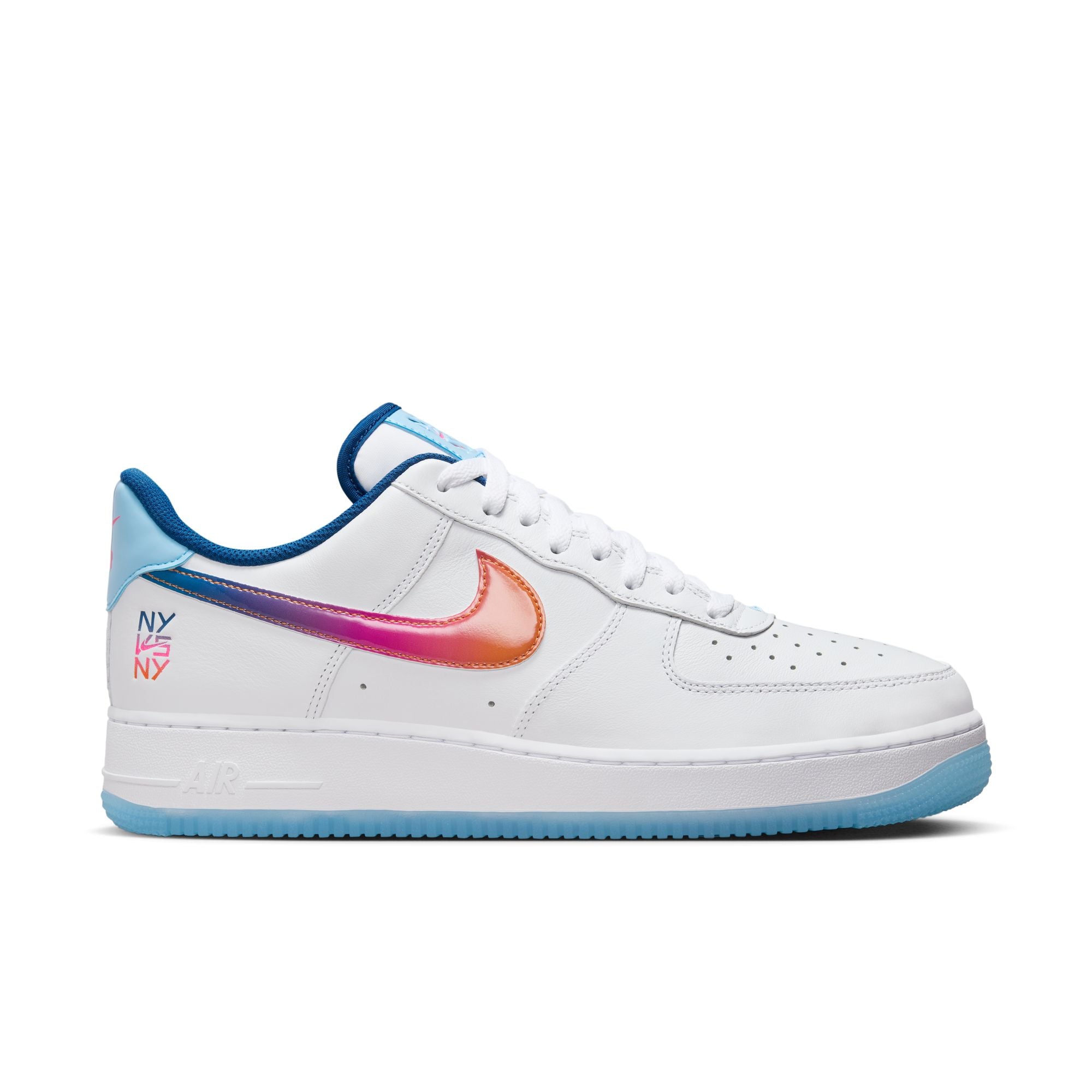 Nike Air Force 1 ‘07 Premium White Multi Color Aquarius Blue HF4833-100