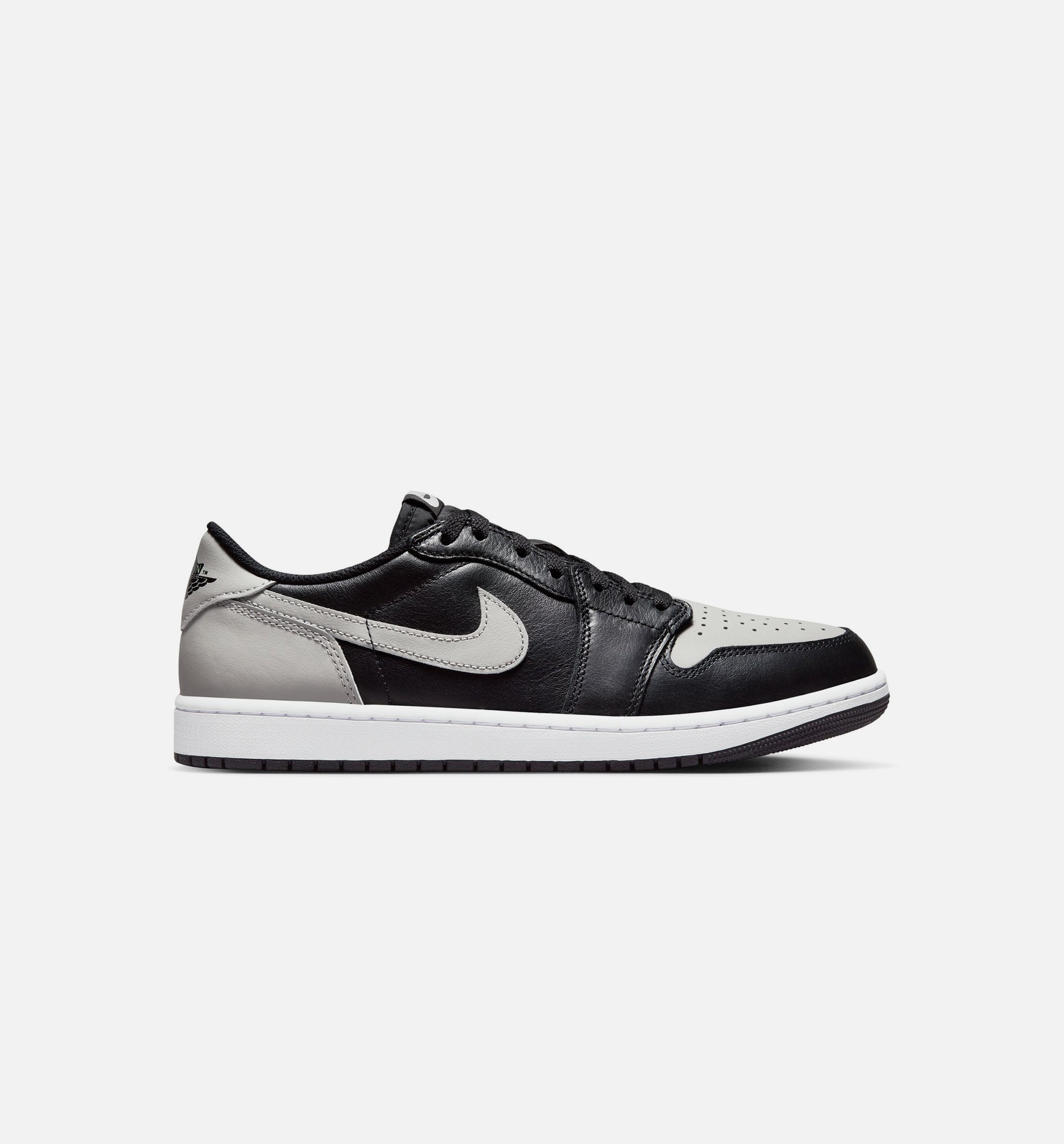 Air Jordan 1 Retro Low OG Shadow Mens Lifestyle Shoe - Black/Medium Grey/White Free Shipping