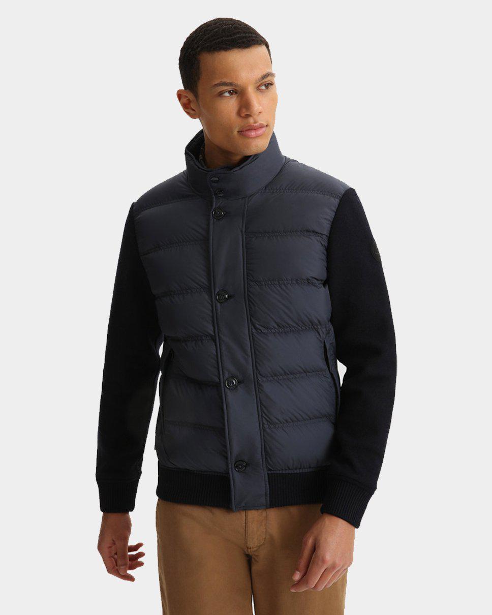 Bomber imbottito blu