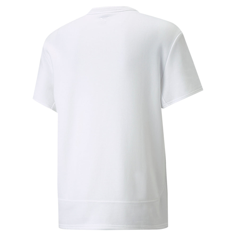 Pivot Cut Off Pullover Crew Neck Short Sleeve T-Shirt