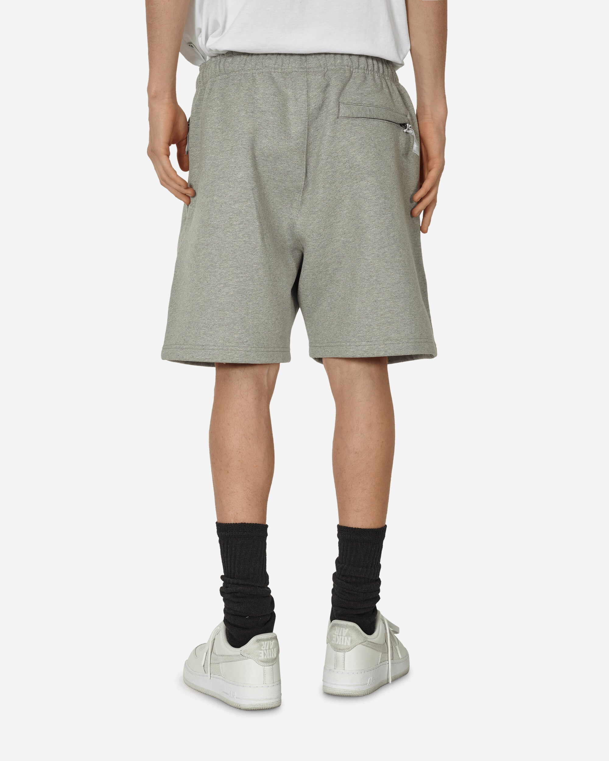 Solo Swoosh Fleece Shorts Grey Heather