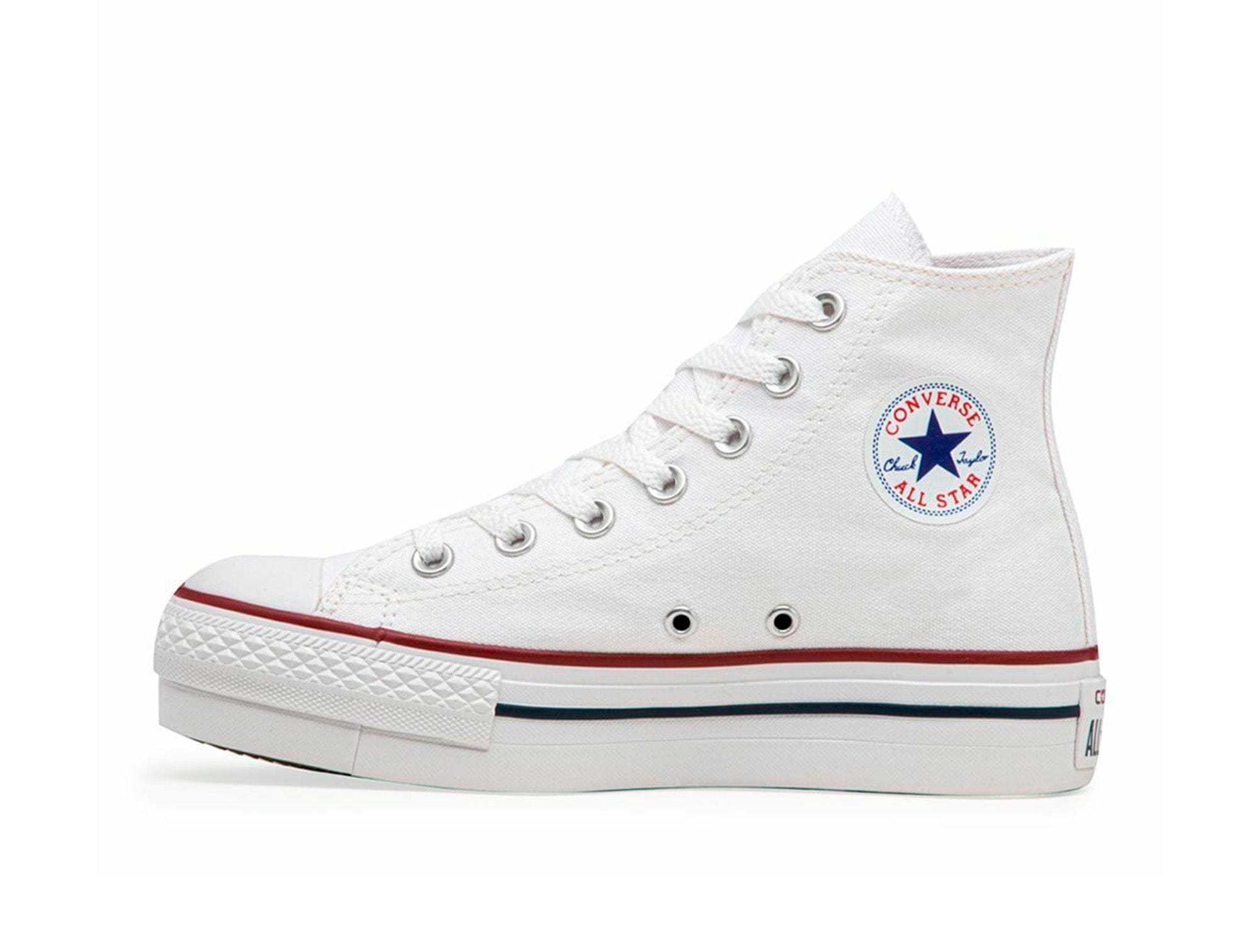 Converse Chuck Taylor Plataforma Hi Womens Blanco