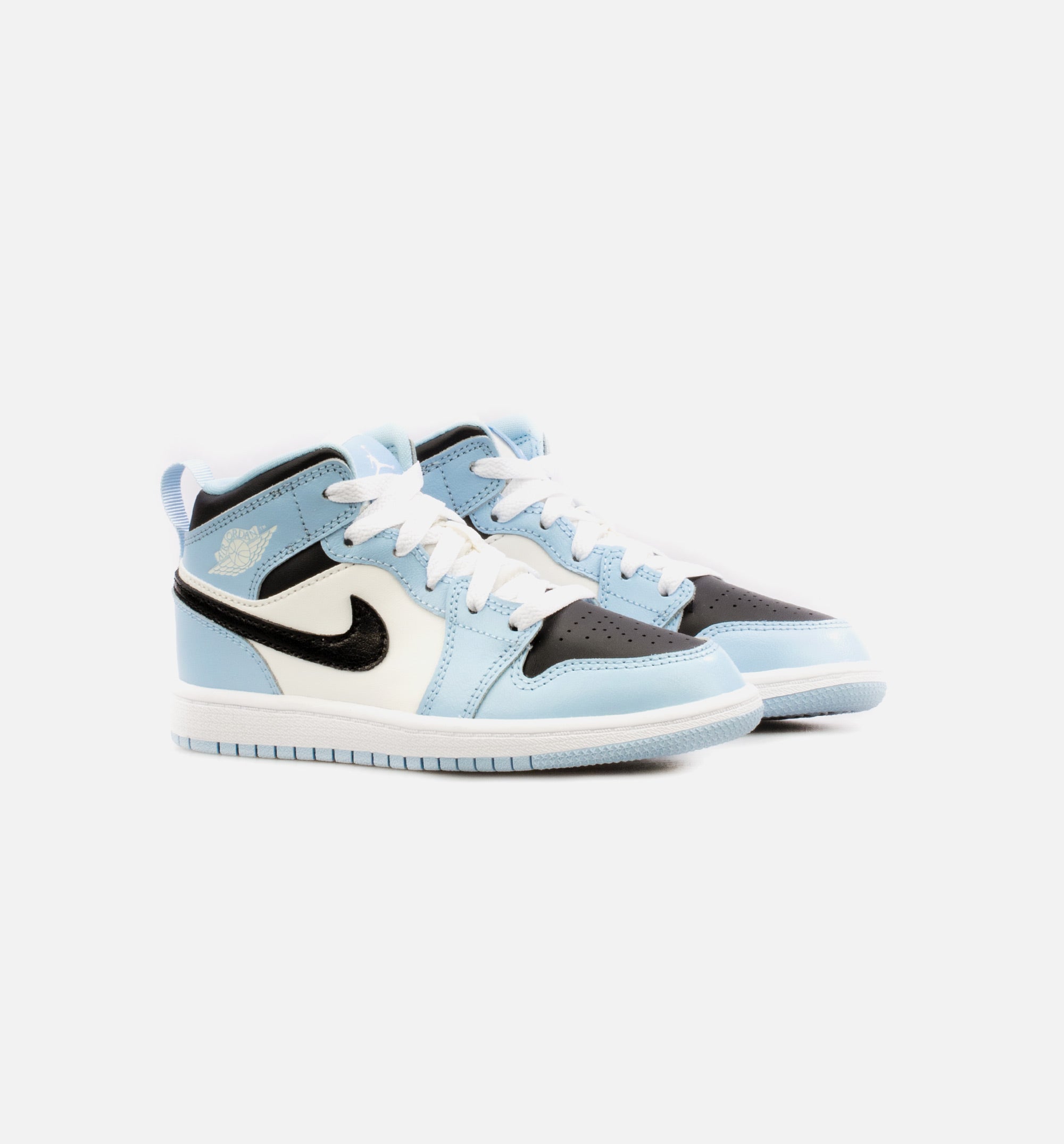 Air Jordan 1 Mid Preschool Lifestyle Shoe - Blue/Black