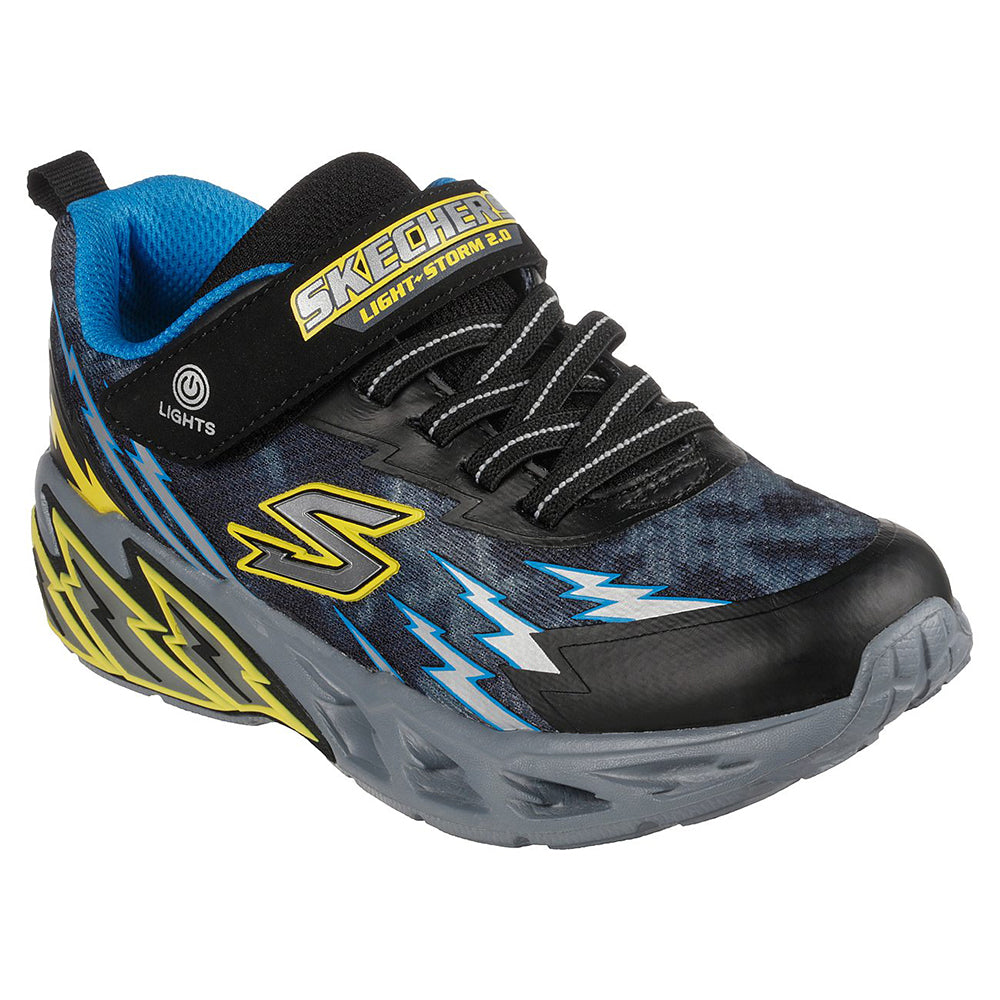 Skechers Boys Light Storm 2.0 Shoes - 400150L-BKBL