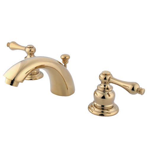 Kingston Brass GKB945AL Mini-Widespread Bathroom Faucet， Oil Rubbed Bronze