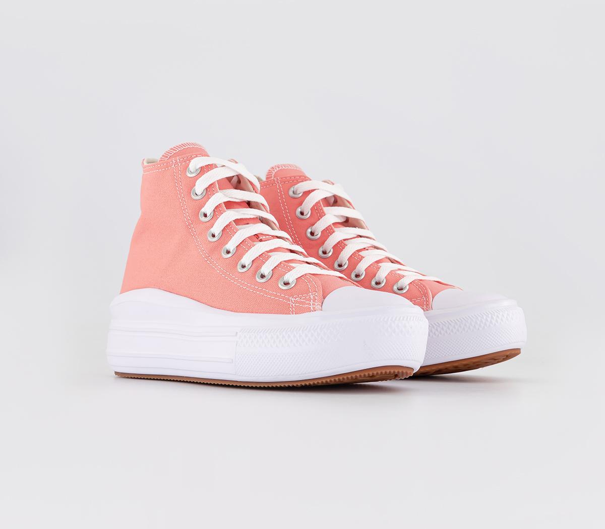 Womens Converse All Star Move Lawn Flamingo White White