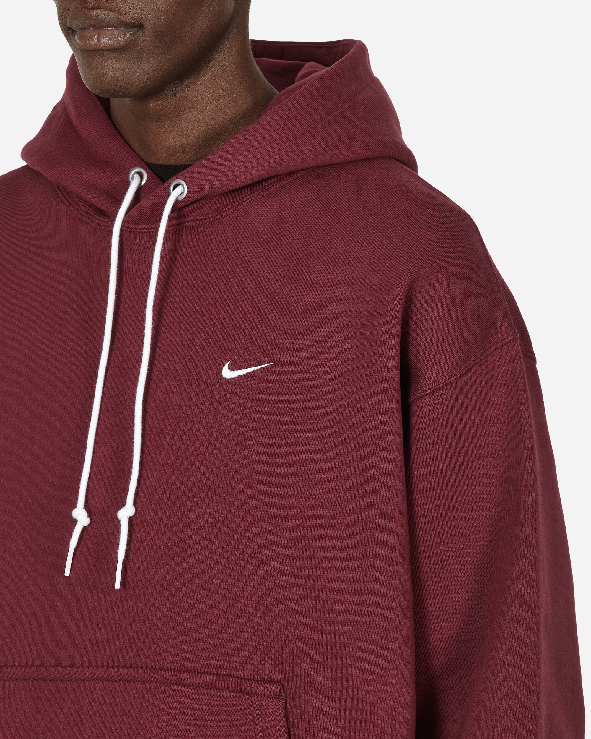 Solo Swoosh Hooded Sweatshirt Night Maroon