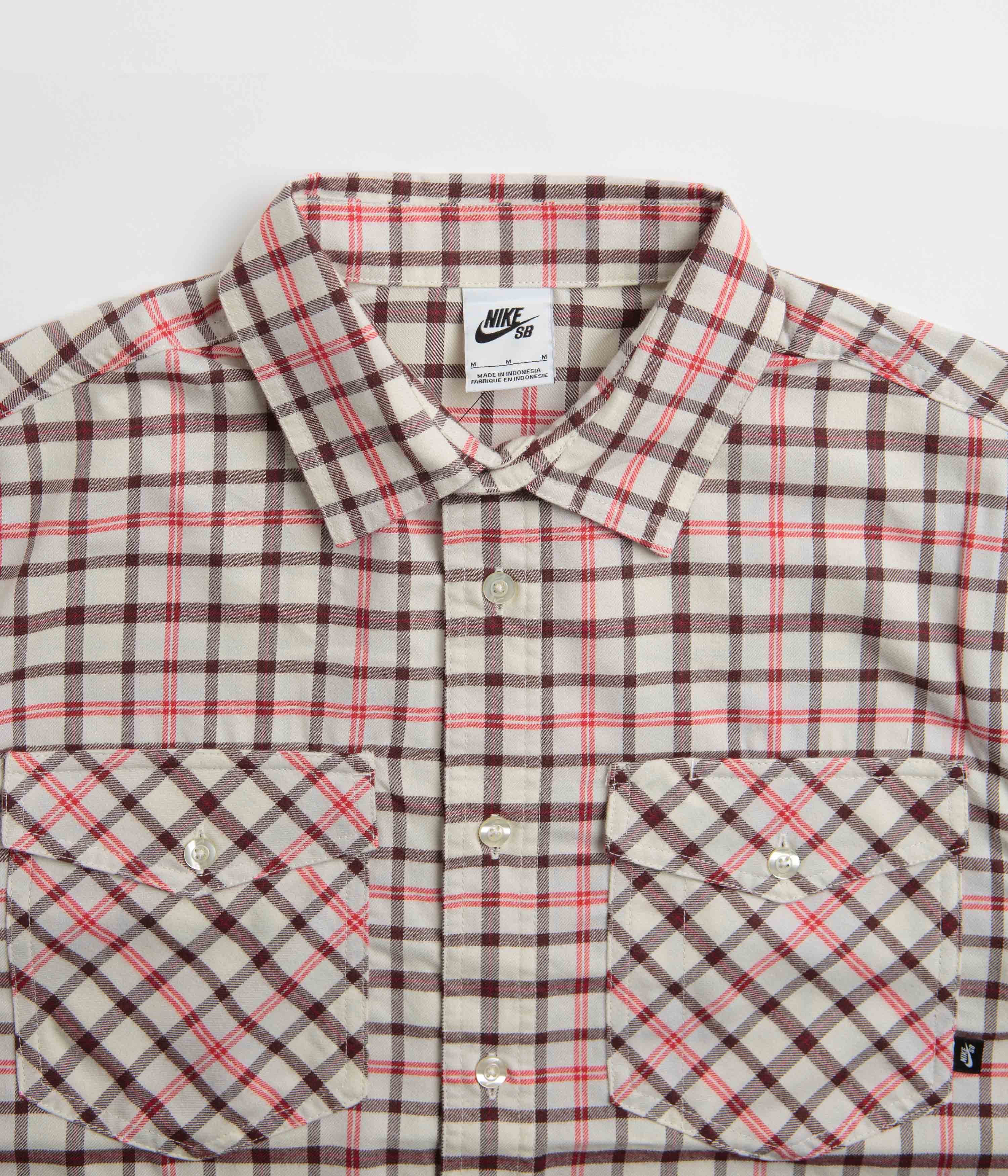 Nike SB Flannel Shirt - Coconut Milk / Light Bone