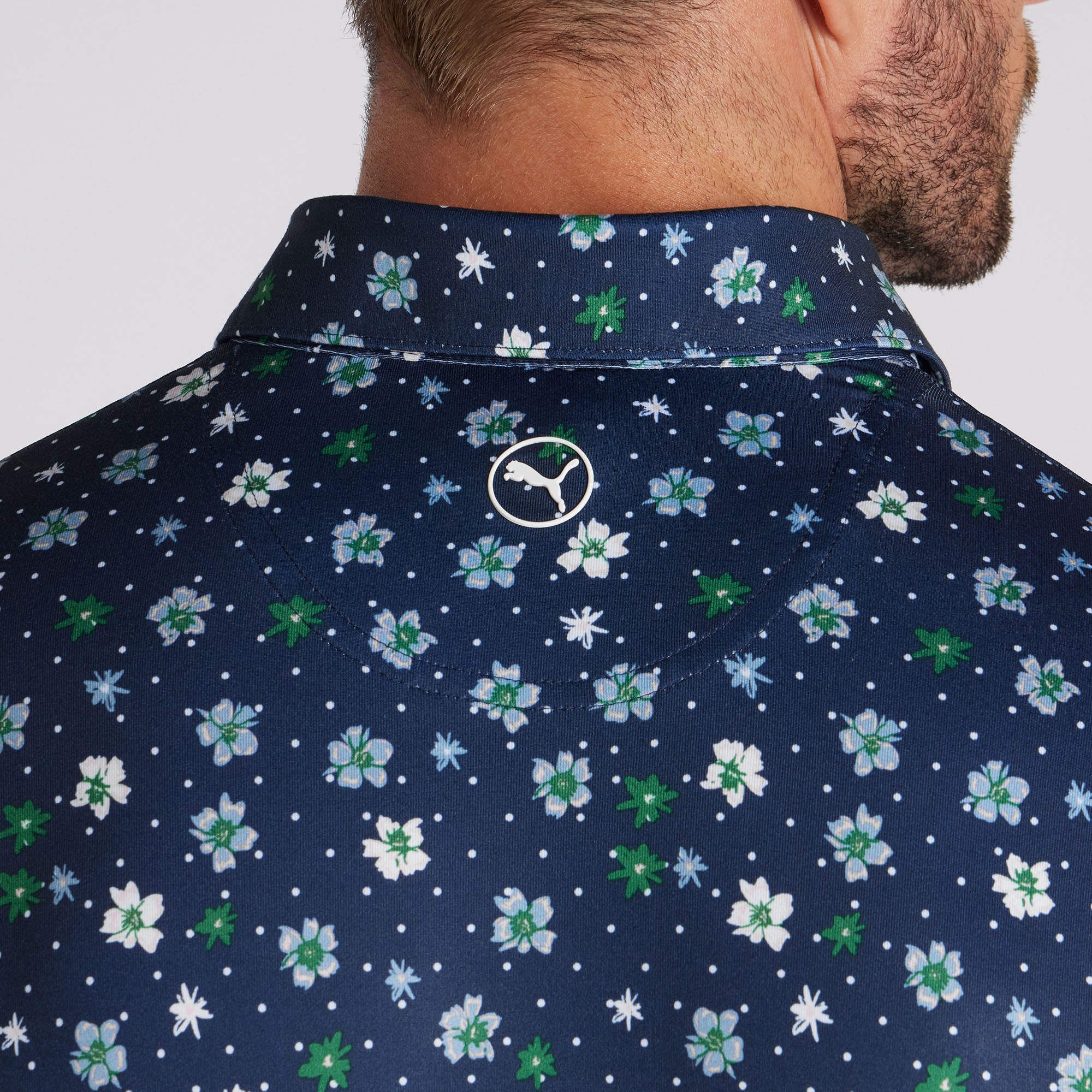 CLOUDSPUN Floral Golf Polo