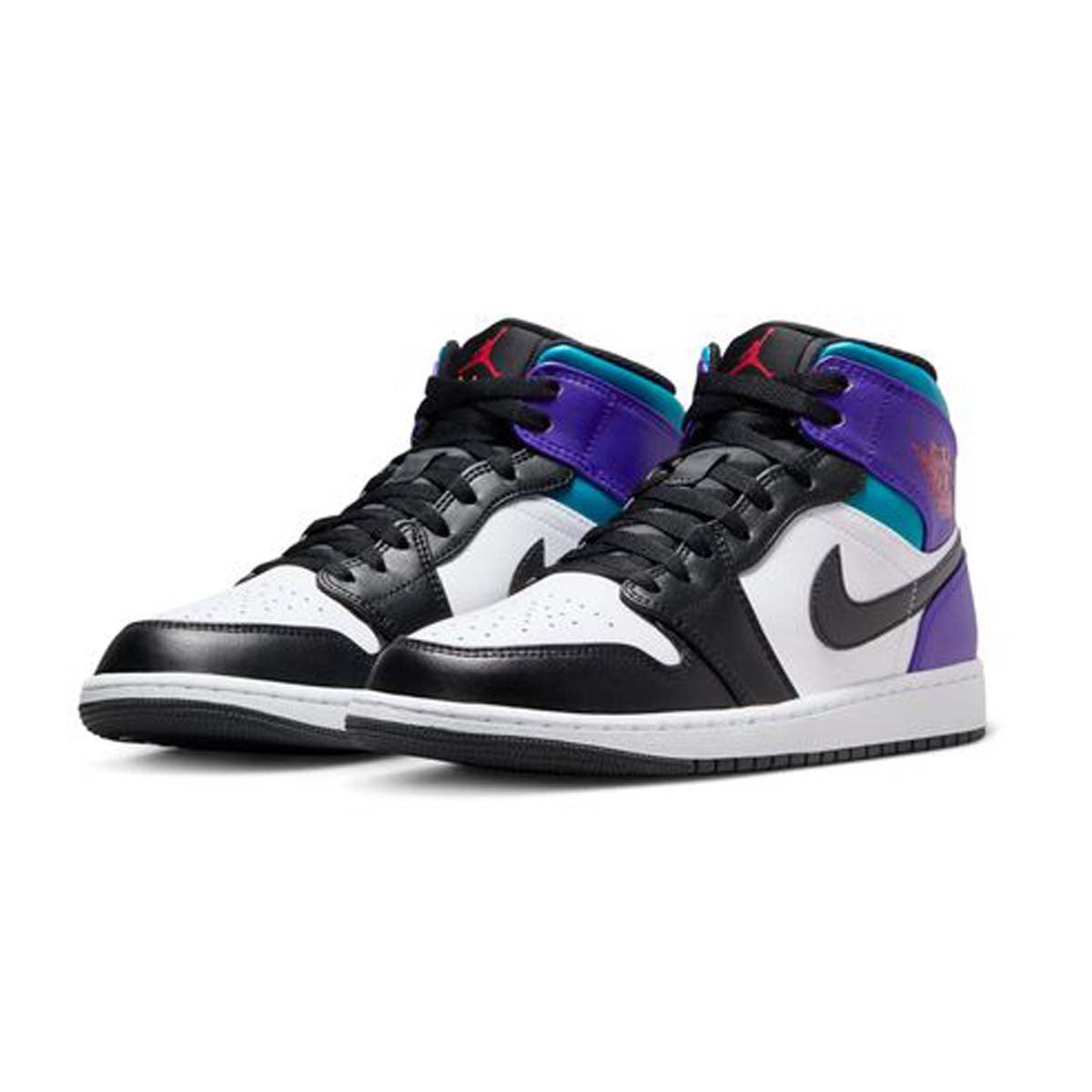 Air Jordan 1 Mid 'Aqua Purple'