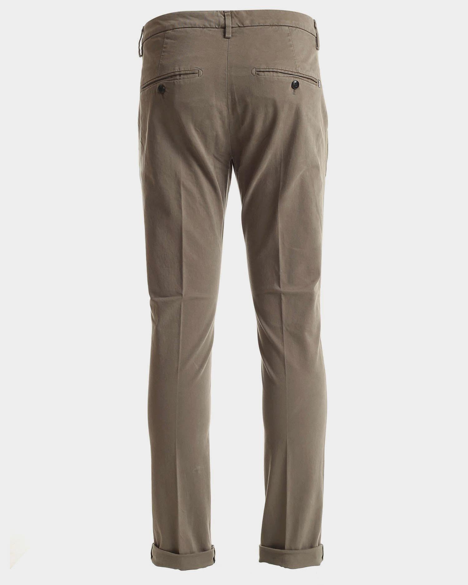 Pantalone Gaubert cotone stretch tortora
