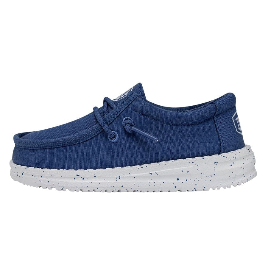 Wally Toddler Slub Canvas - True Blue