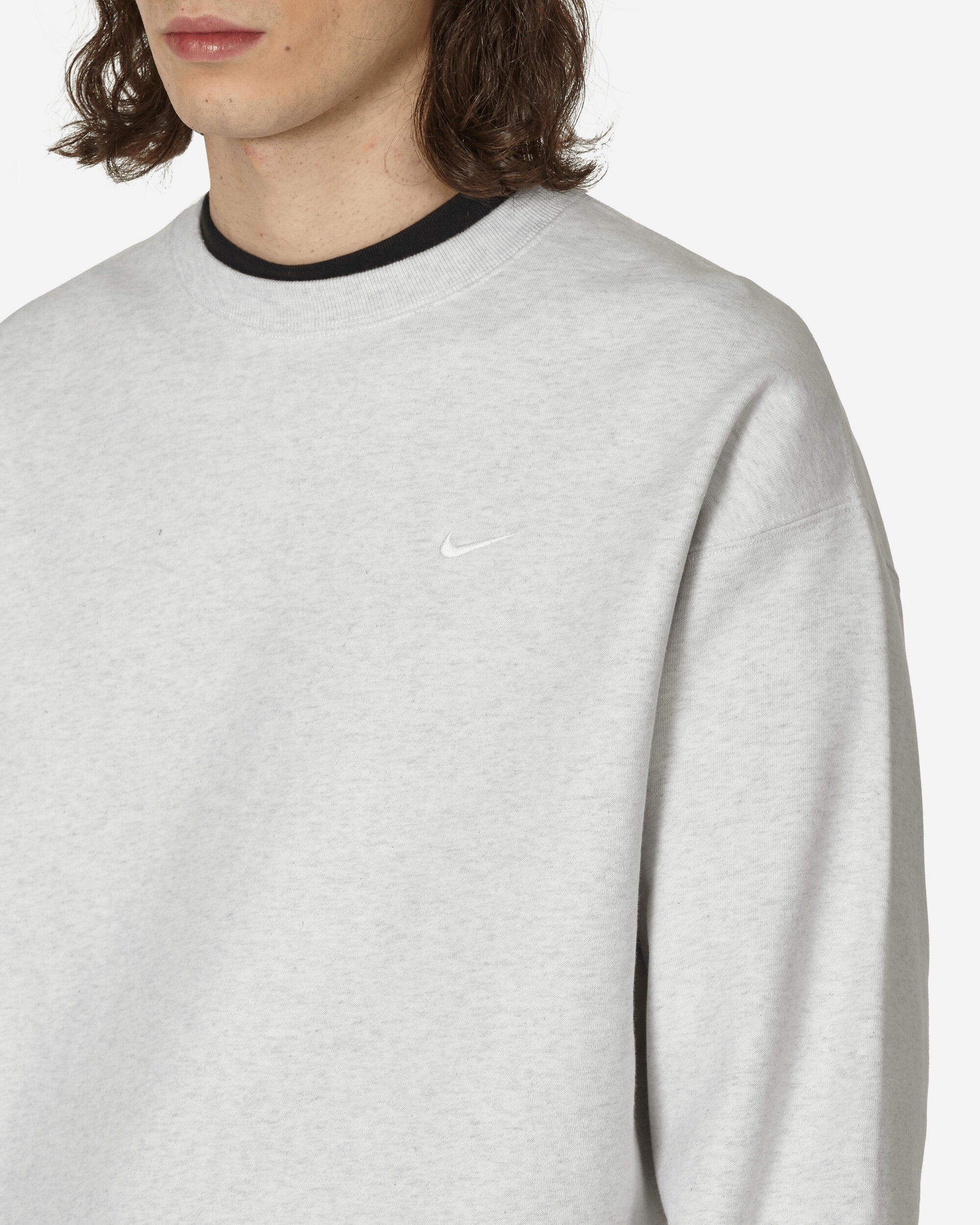 Solo Swoosh Crewneck Sweatshirt Birch Heather