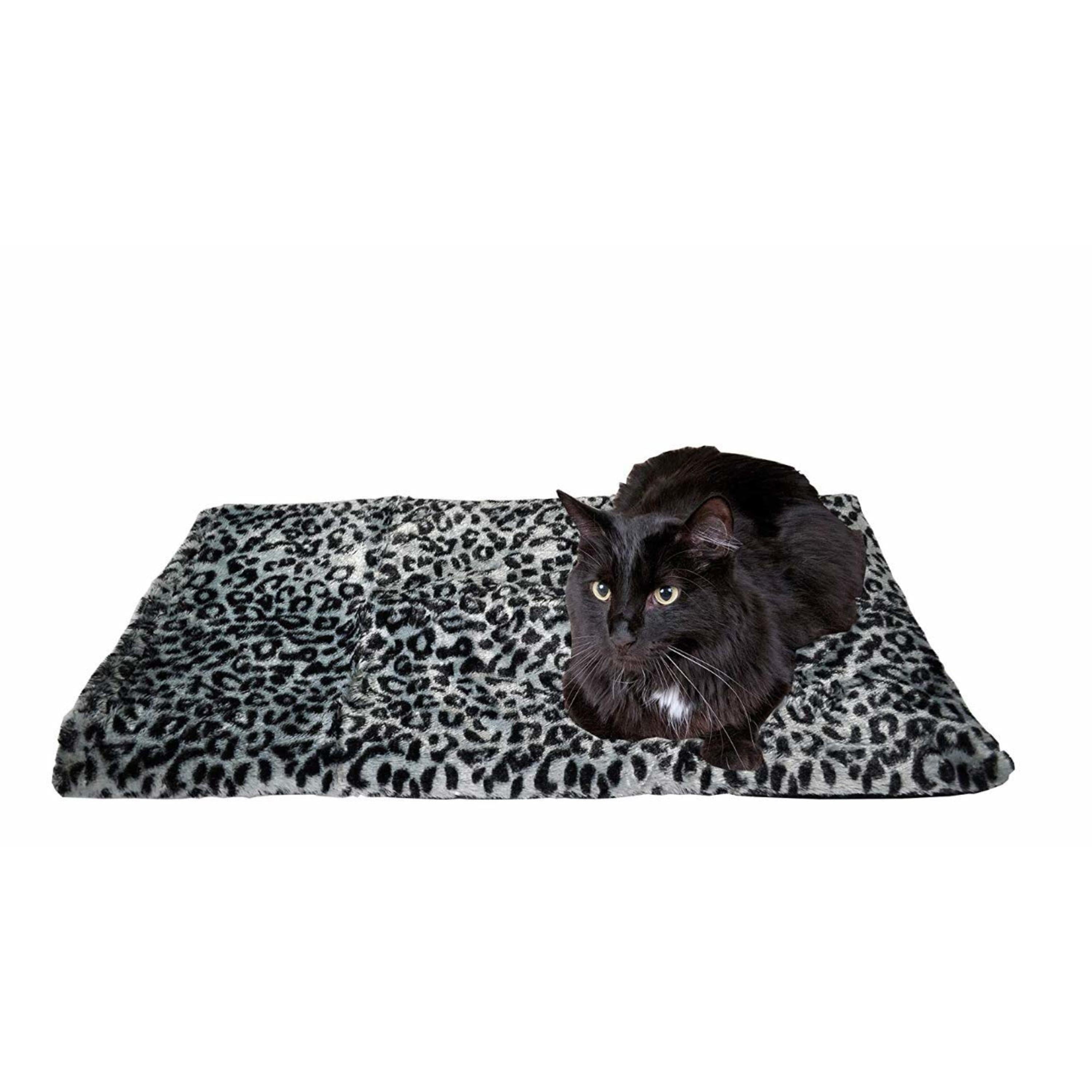 Downtown Pet Supply Thermal Cat Bed， Washable， Grey， Regular