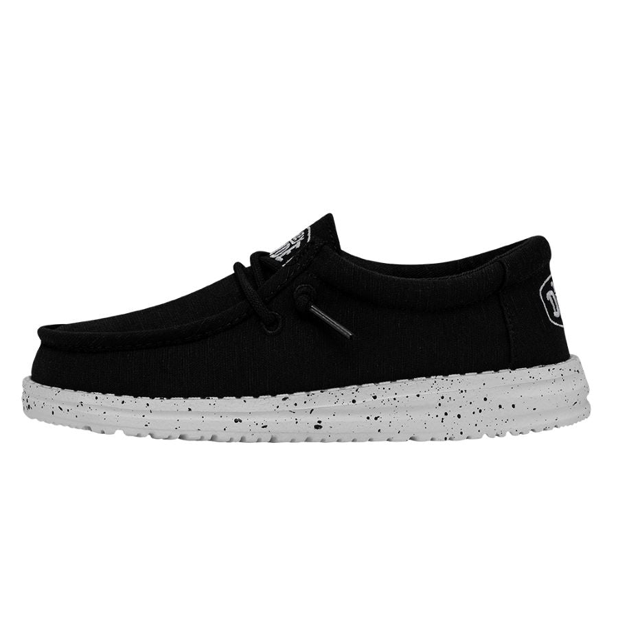 Wally Youth Slub Canvas - Black