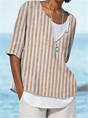 Women's Striped Casual Shirt