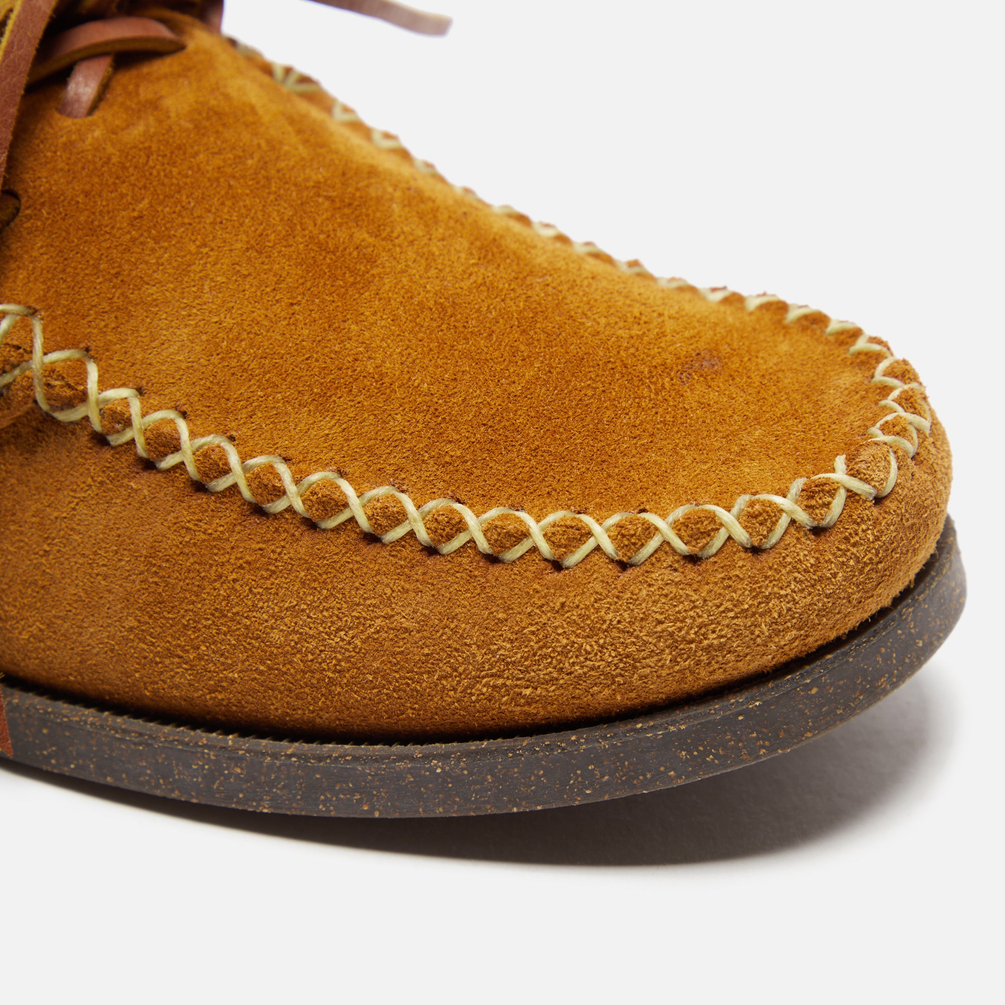 Yuketen Canoe Moc with Camp Sole - Brown