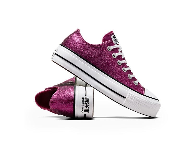 Converse Chuck Taylor Lift Sparkle Party Womens Lila