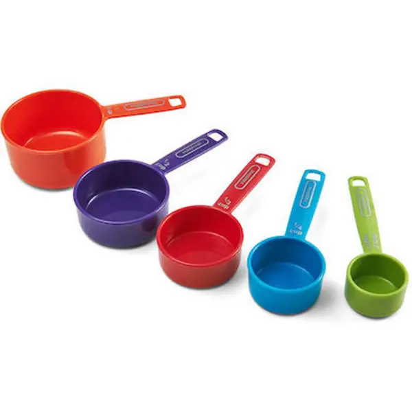 Farberware 5Piece Set Professional Plastic Measuring Cups with Coffee