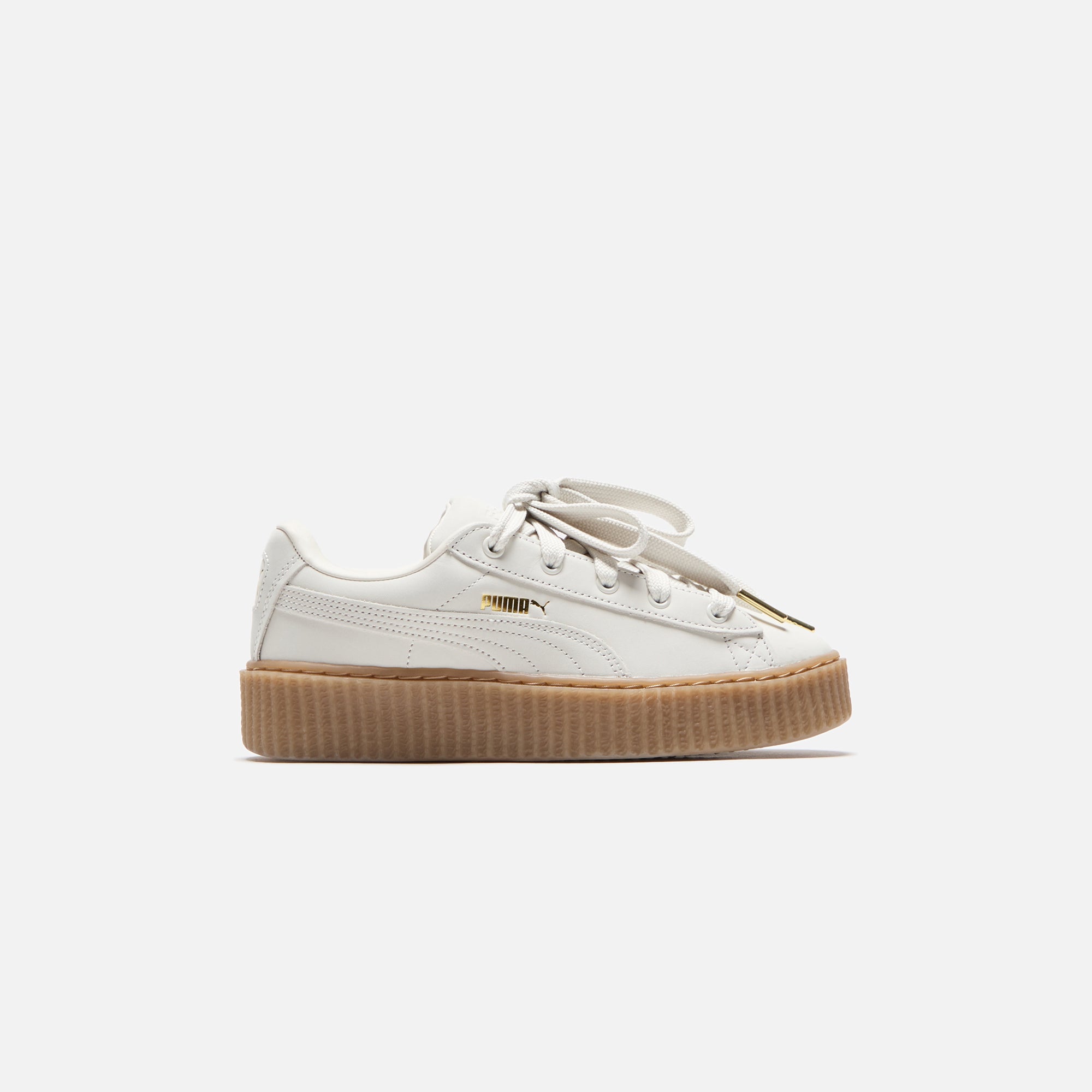 Puma x FENTY WMNS Creeper Phatty - Nubuck Warm White / Puma Gold / Gum