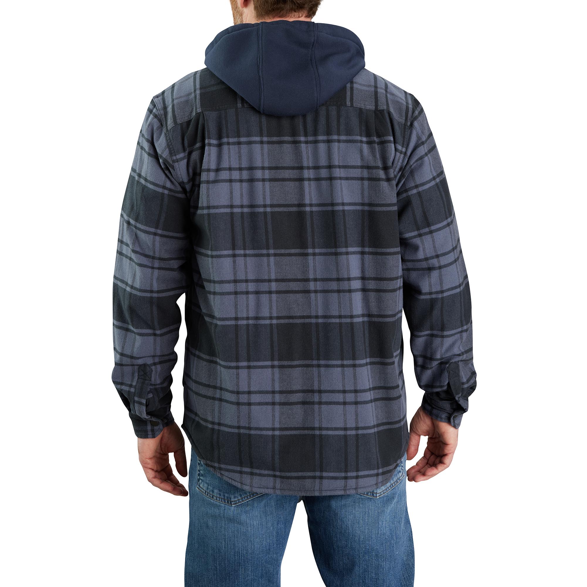 Carhartt Men's Rugged Flex® Flannel Hooded Shirt Jac