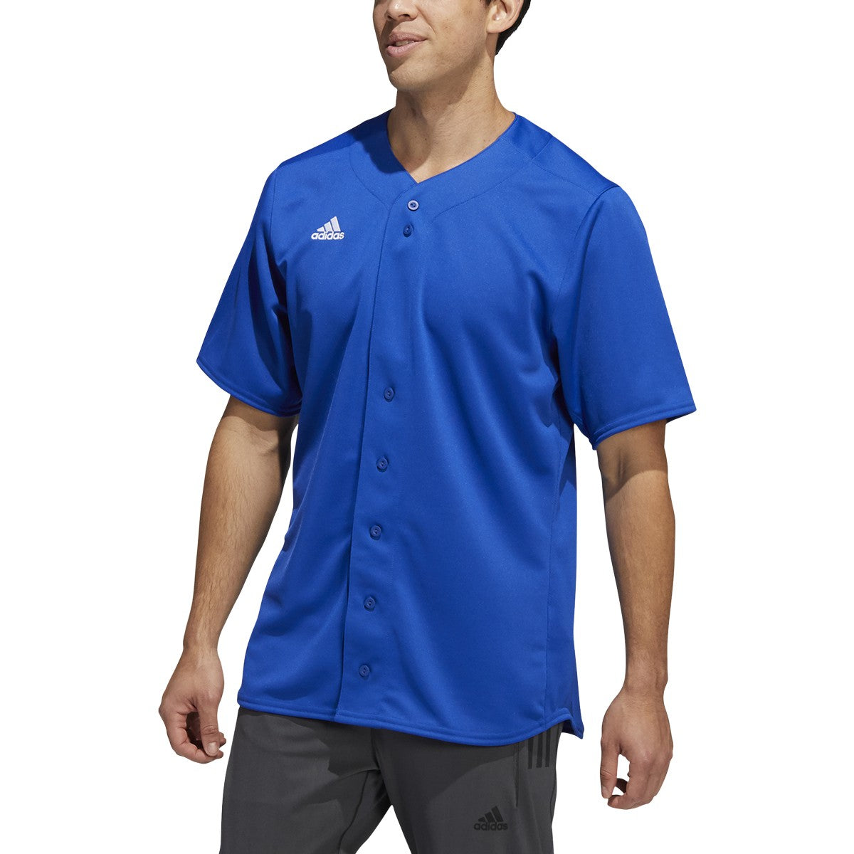 adidas Men's Short Sleeve Baseball Jersey