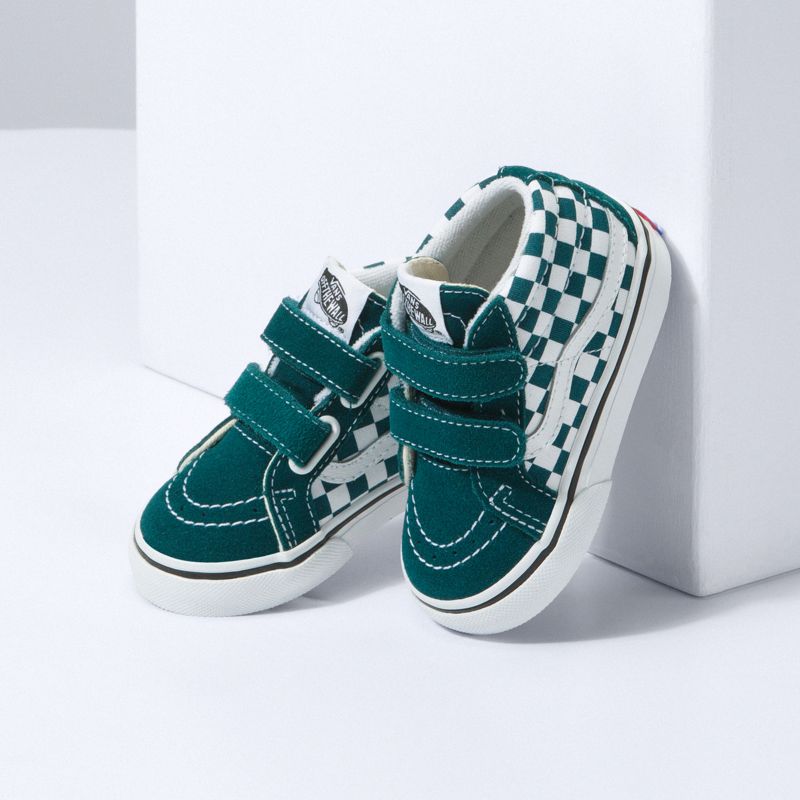 Toddler Checkerboard Sk8-Mid Reissue V