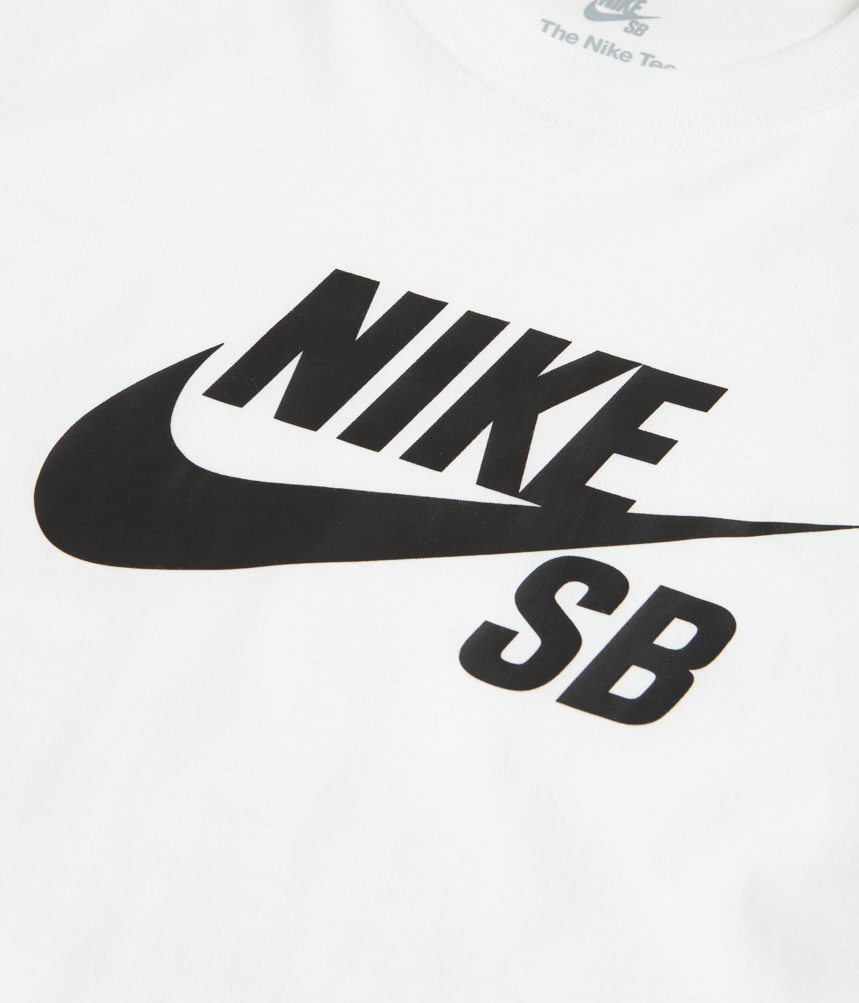 Nike SB Large Logo T-Shirt - White / Black