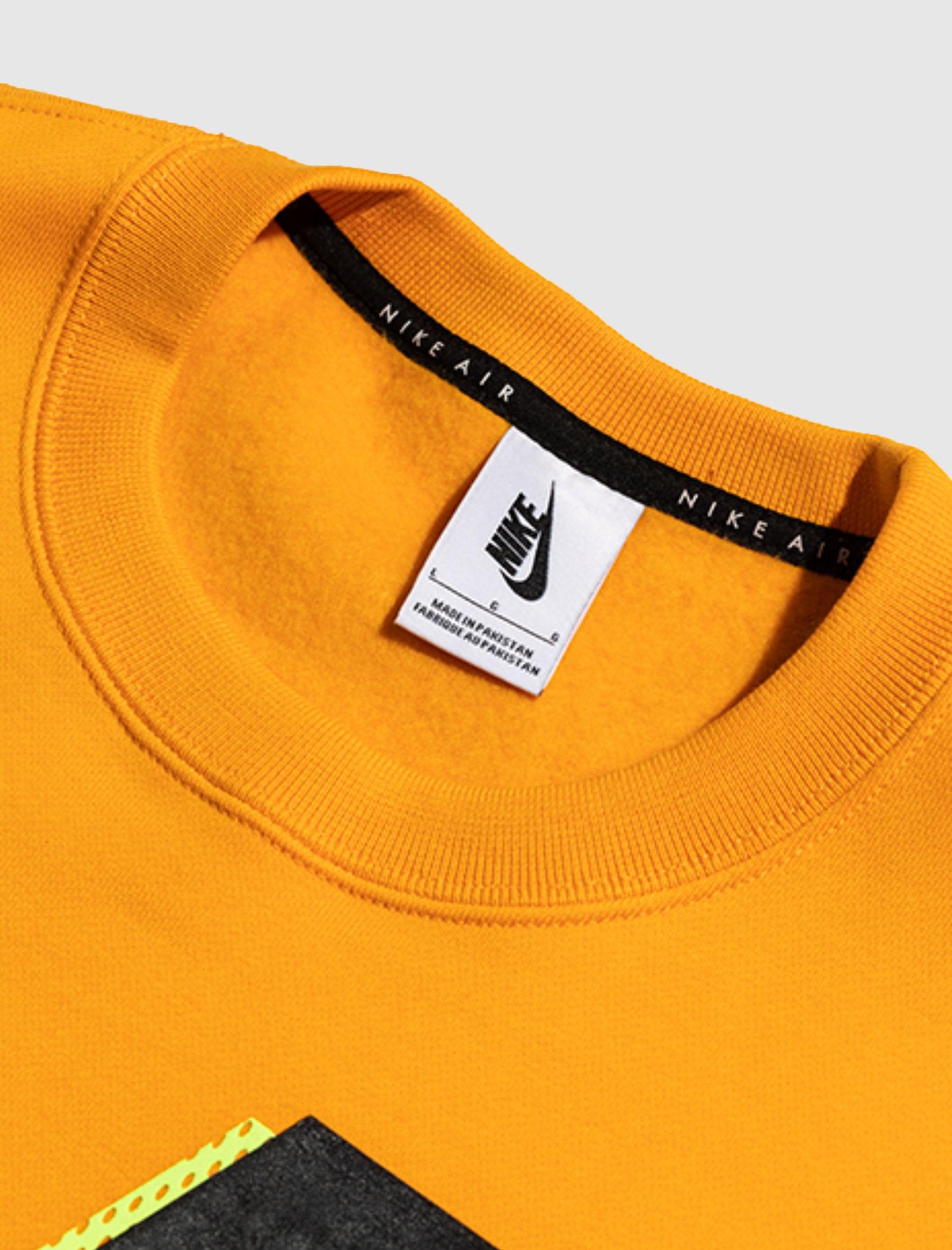 KIM JONES FLEECE CREWNECK IN ORANGE