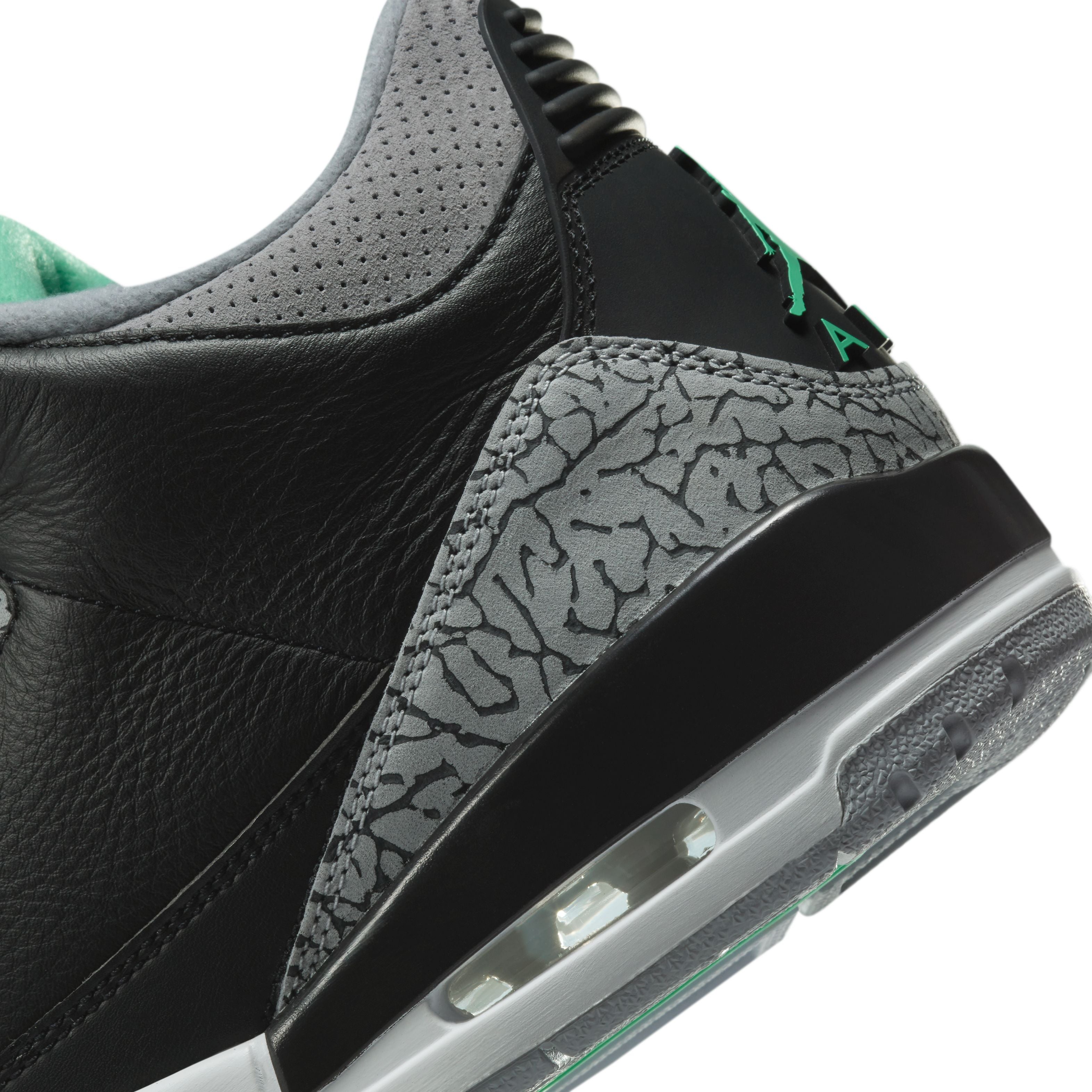 Kids Air Jordan 3 Retro 'Green Glow'