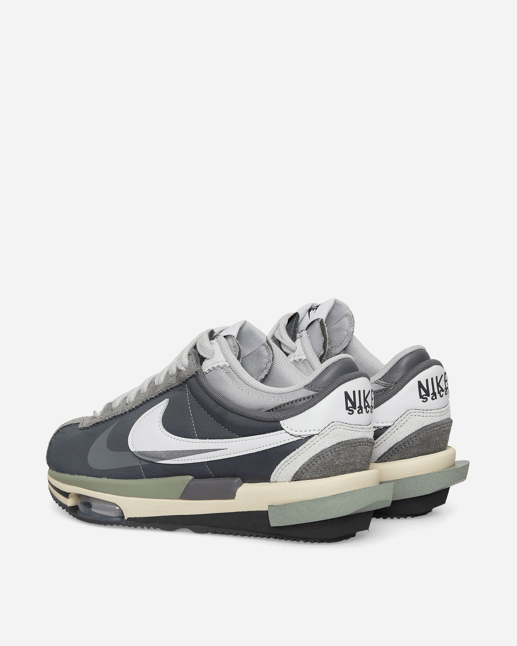 sacai Zoom Cortez Sneakers Grey