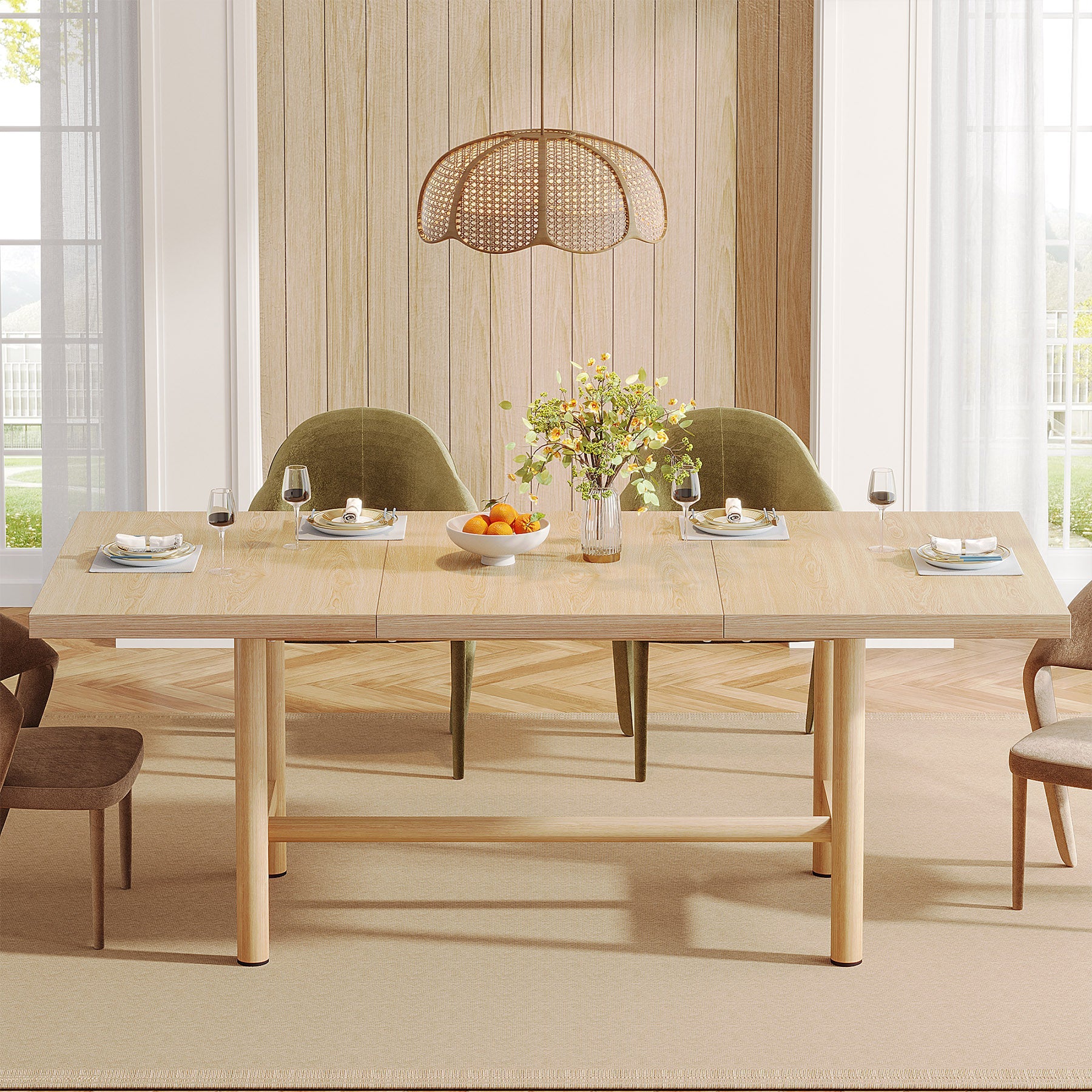 Wood Dining Table, 63