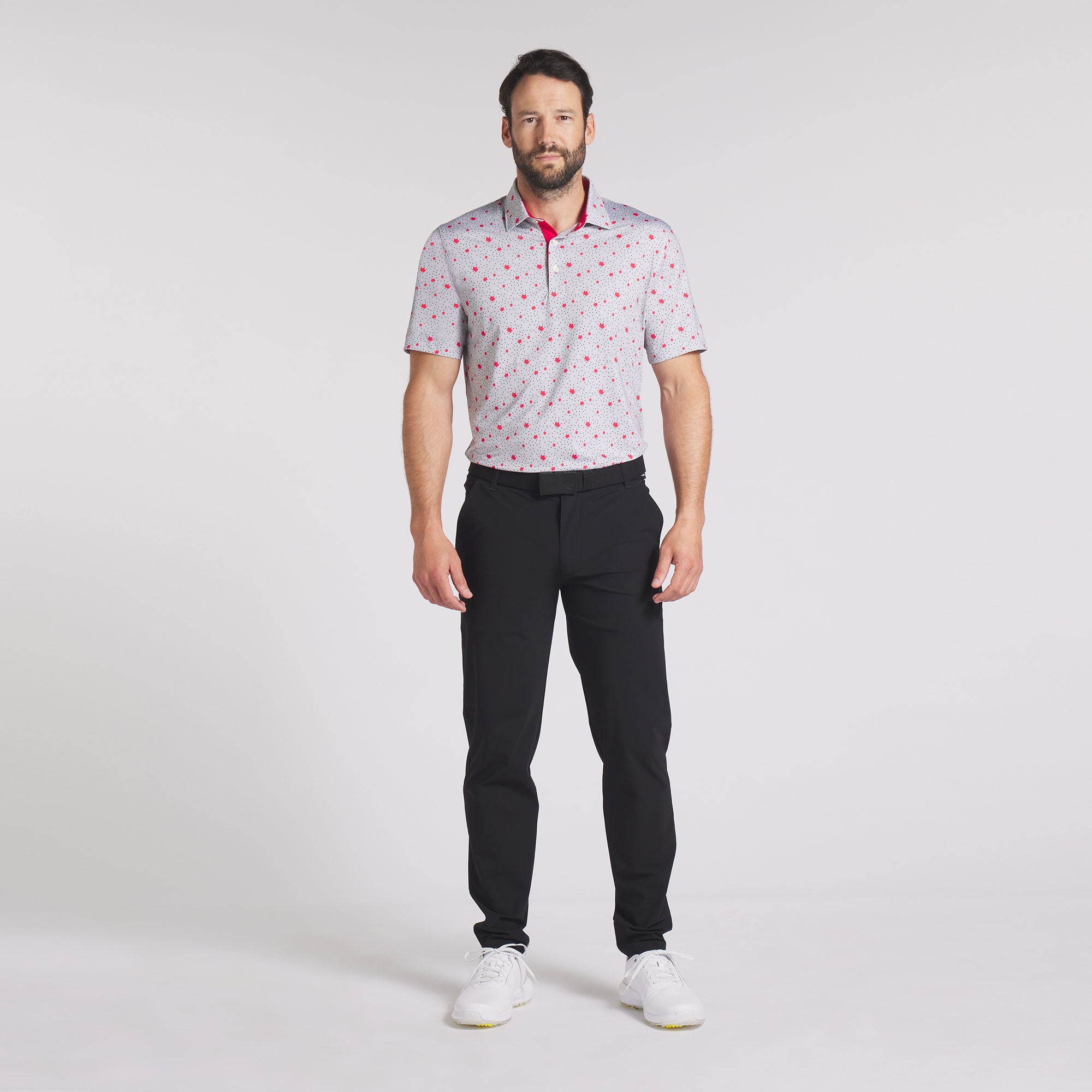 Canada Maple Dot Golf Polo