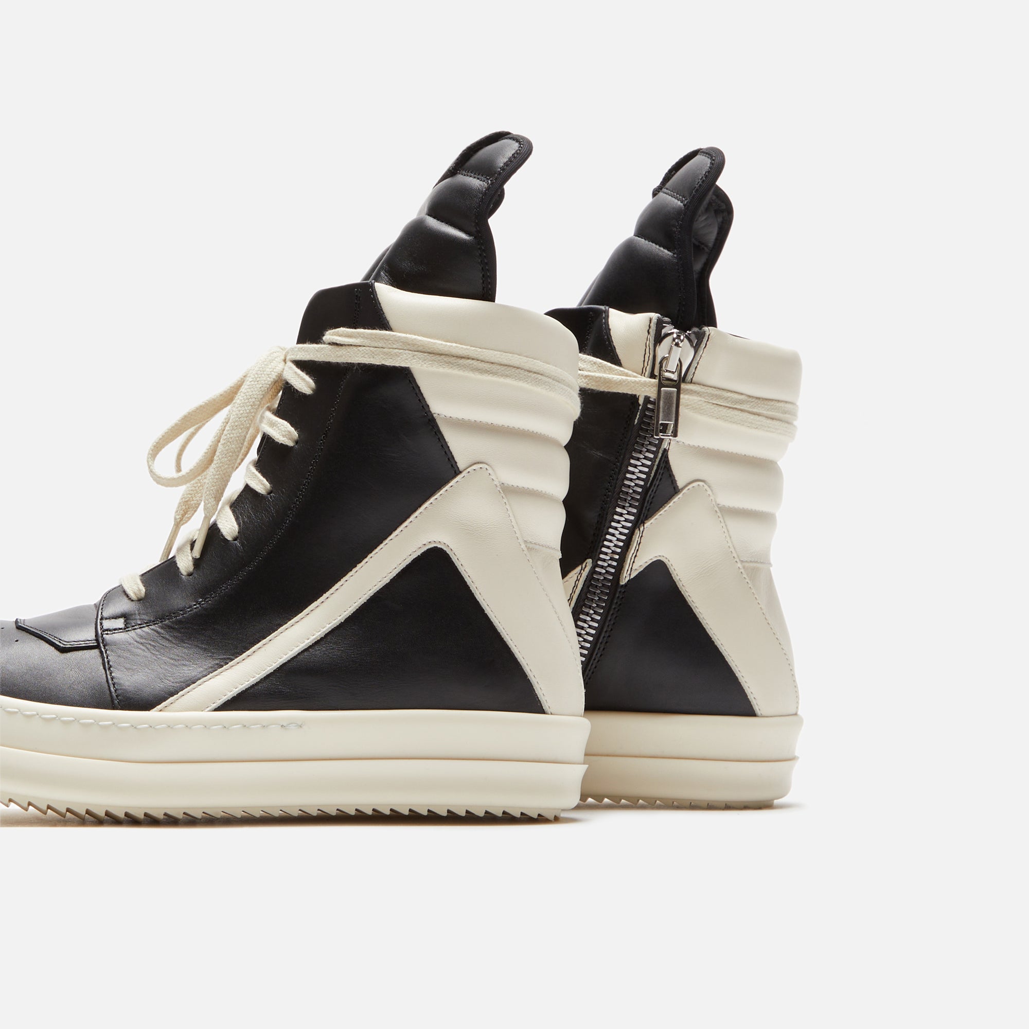 Rick Owens Geobasket - Black / Milk / Milk