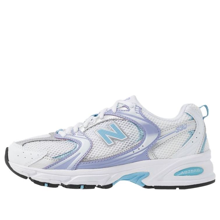 New Balance 530 Shoes White/Purple MR530CG1