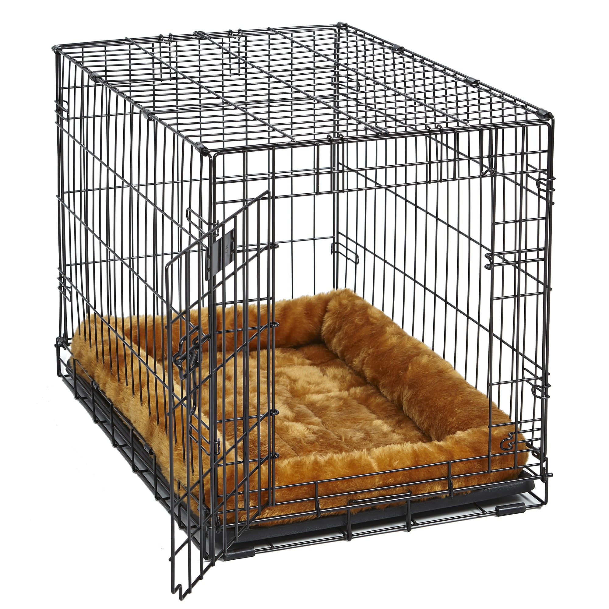 MidWest QuietTime Pet Bed and Dog Crate Mat， Cinnamon， 22